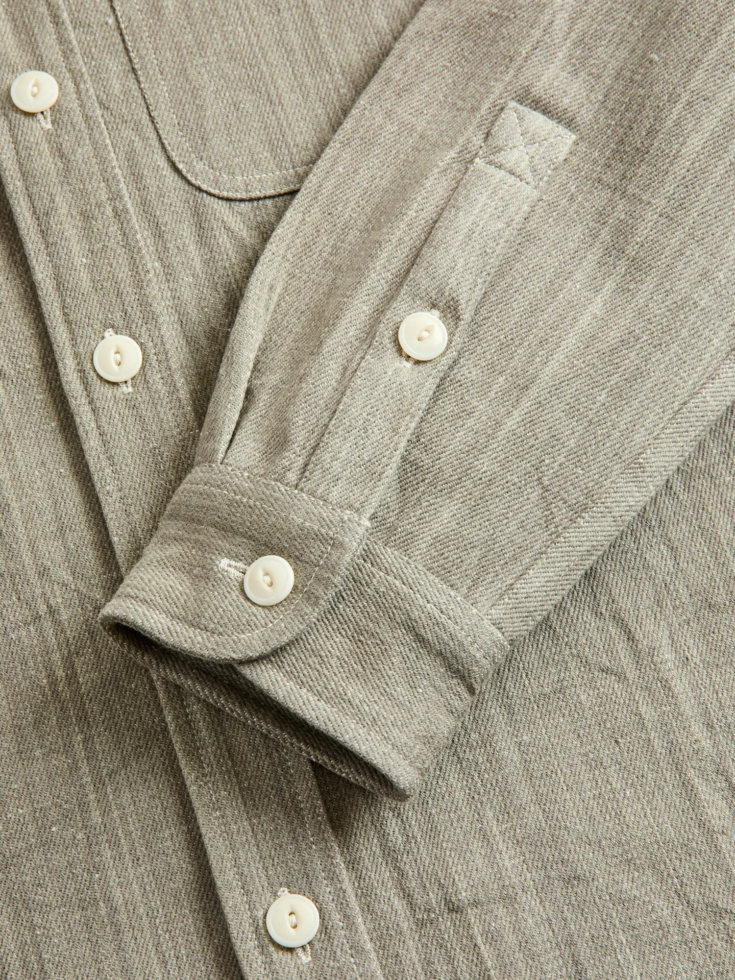 Ames Workshirt in Iron Grey Denim