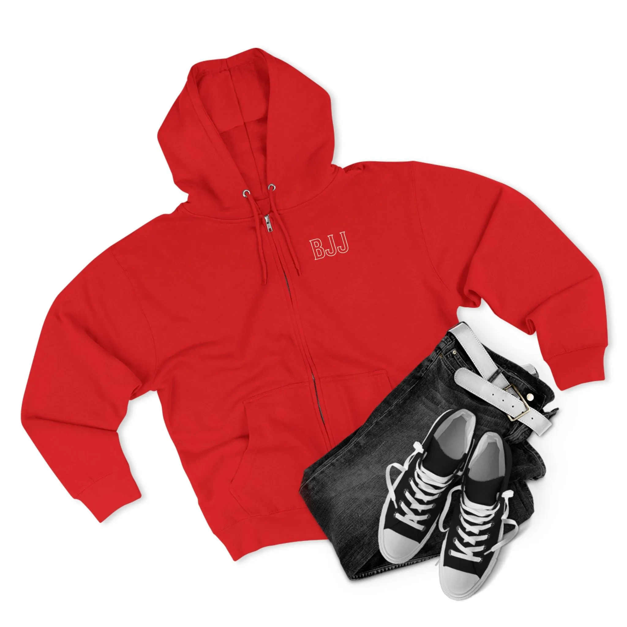 Battle Tested Zip Up BJJ Hoodie
