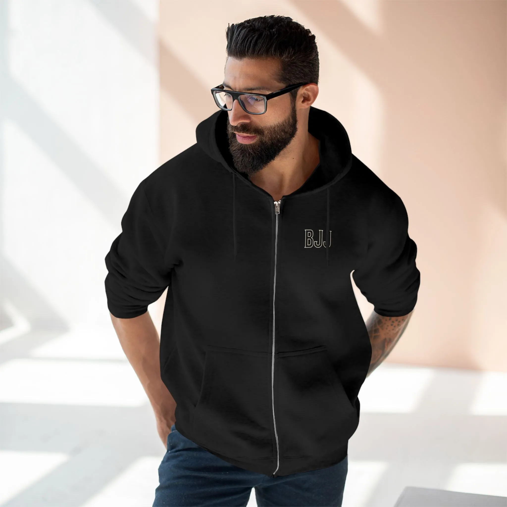Battle Tested Zip Up BJJ Hoodie