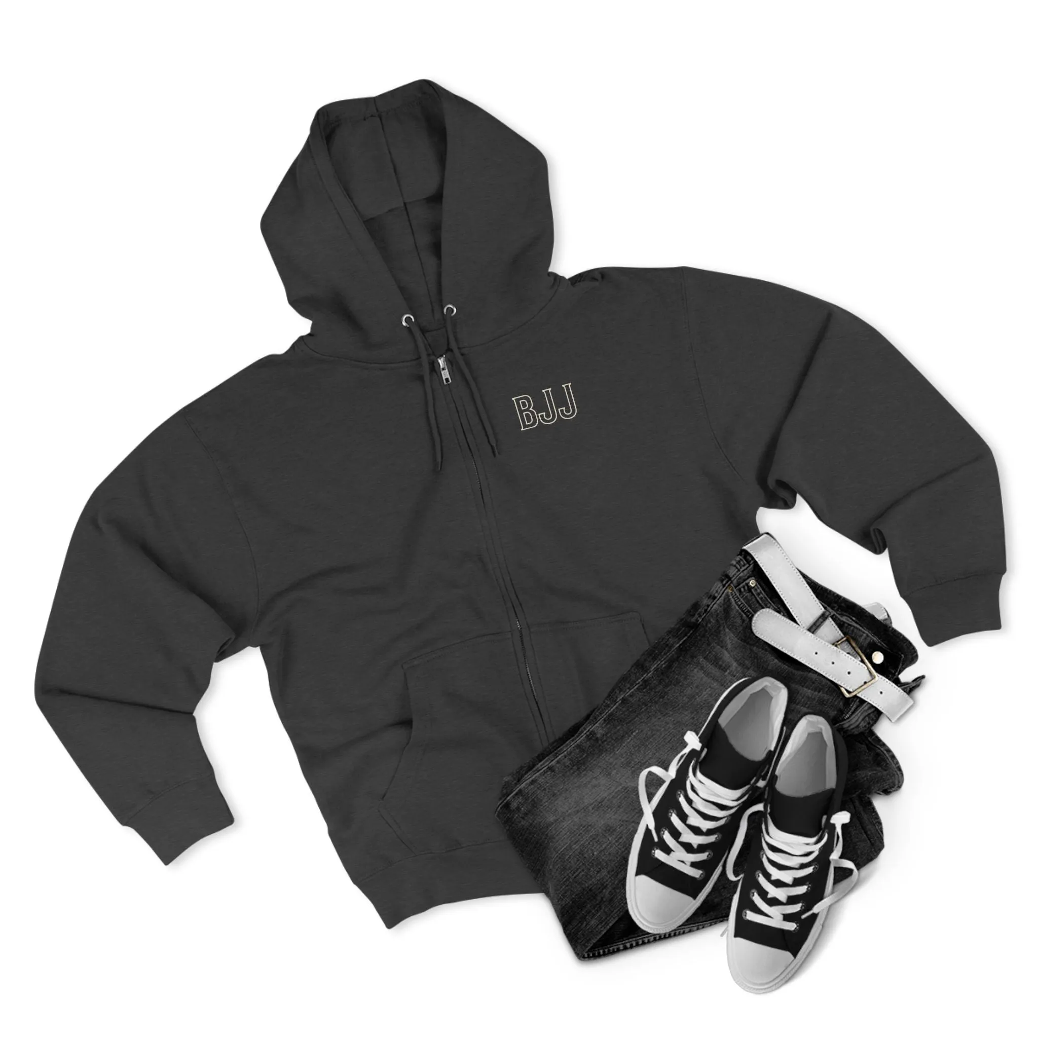 Battle Tested Zip Up BJJ Hoodie