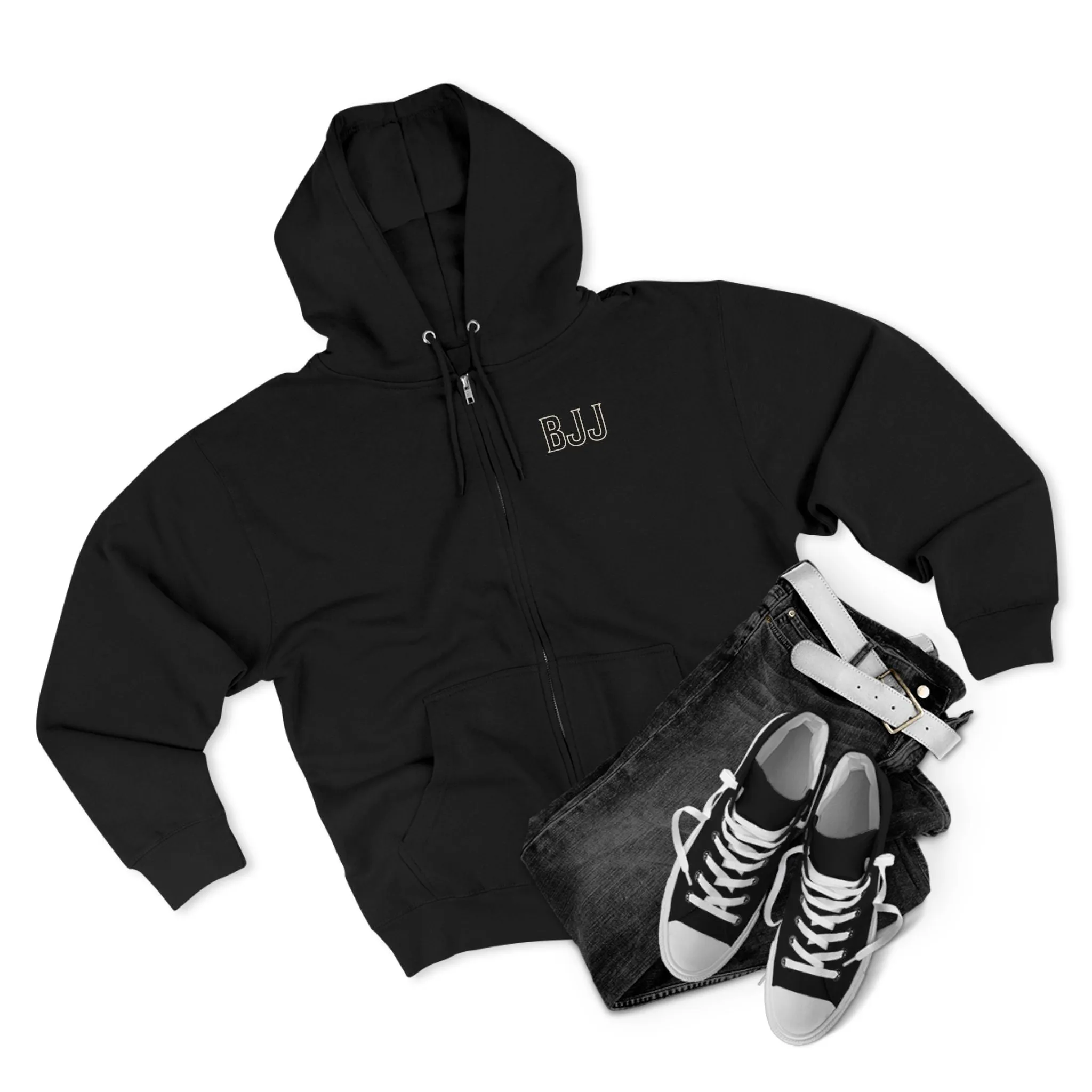 Battle Tested Zip Up BJJ Hoodie