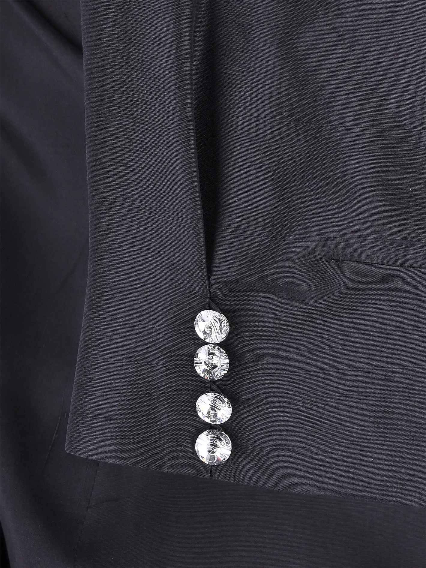 bow-detail raw silk dress