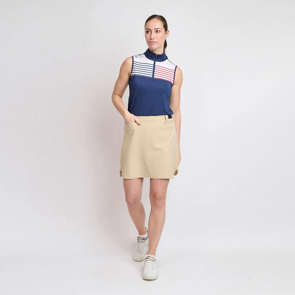 Dame Letvægts Performance Skort, Safari