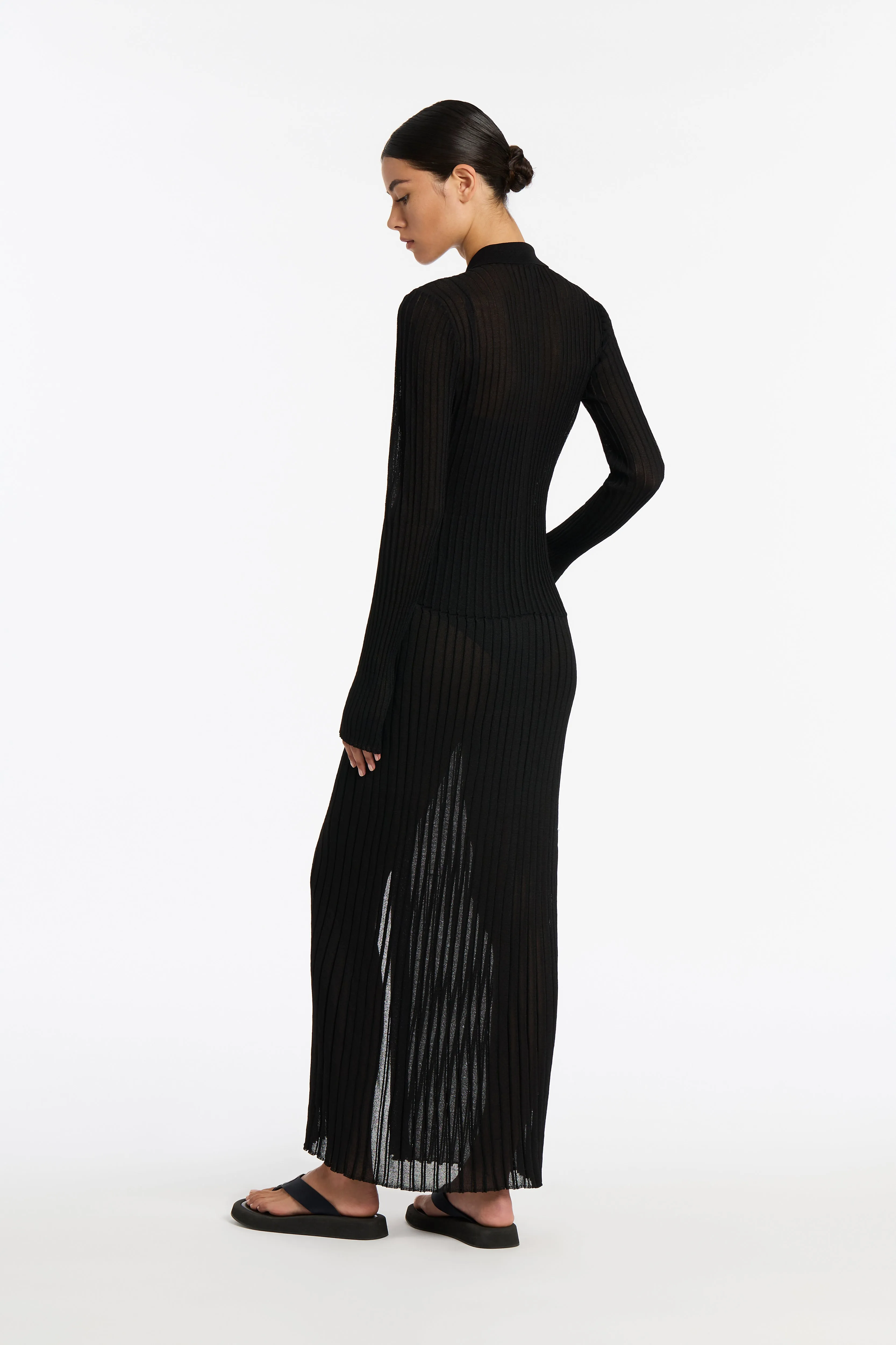 Eva Buttoned Maxi Dress