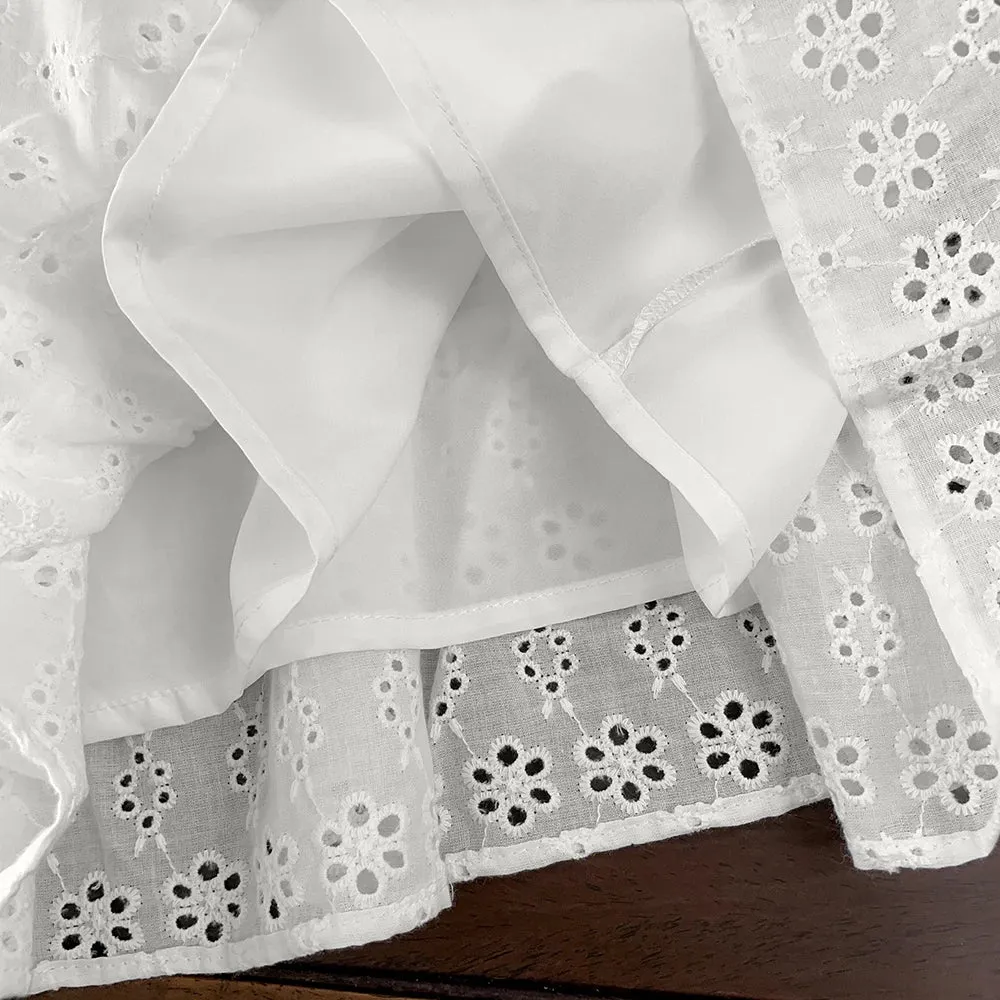 Eyelet Swing Dress