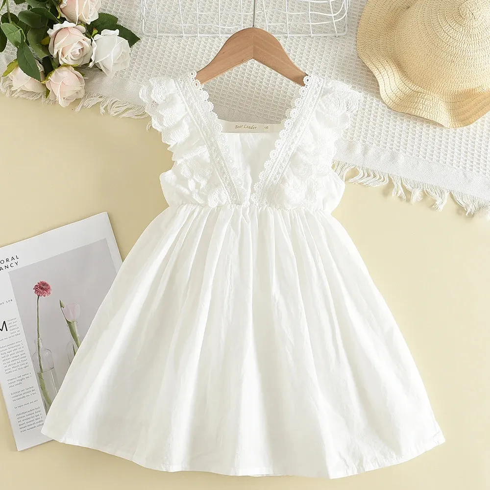 Eyelet Swing Dress