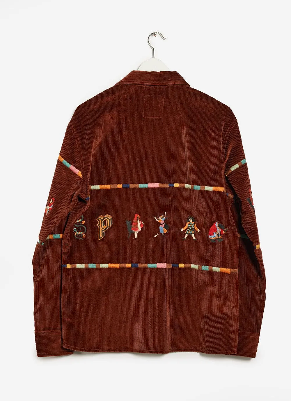 Fable Coach Cord Overshirt | Espresso