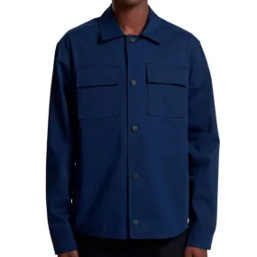 Gabardine Button Down Overshirt MOS05