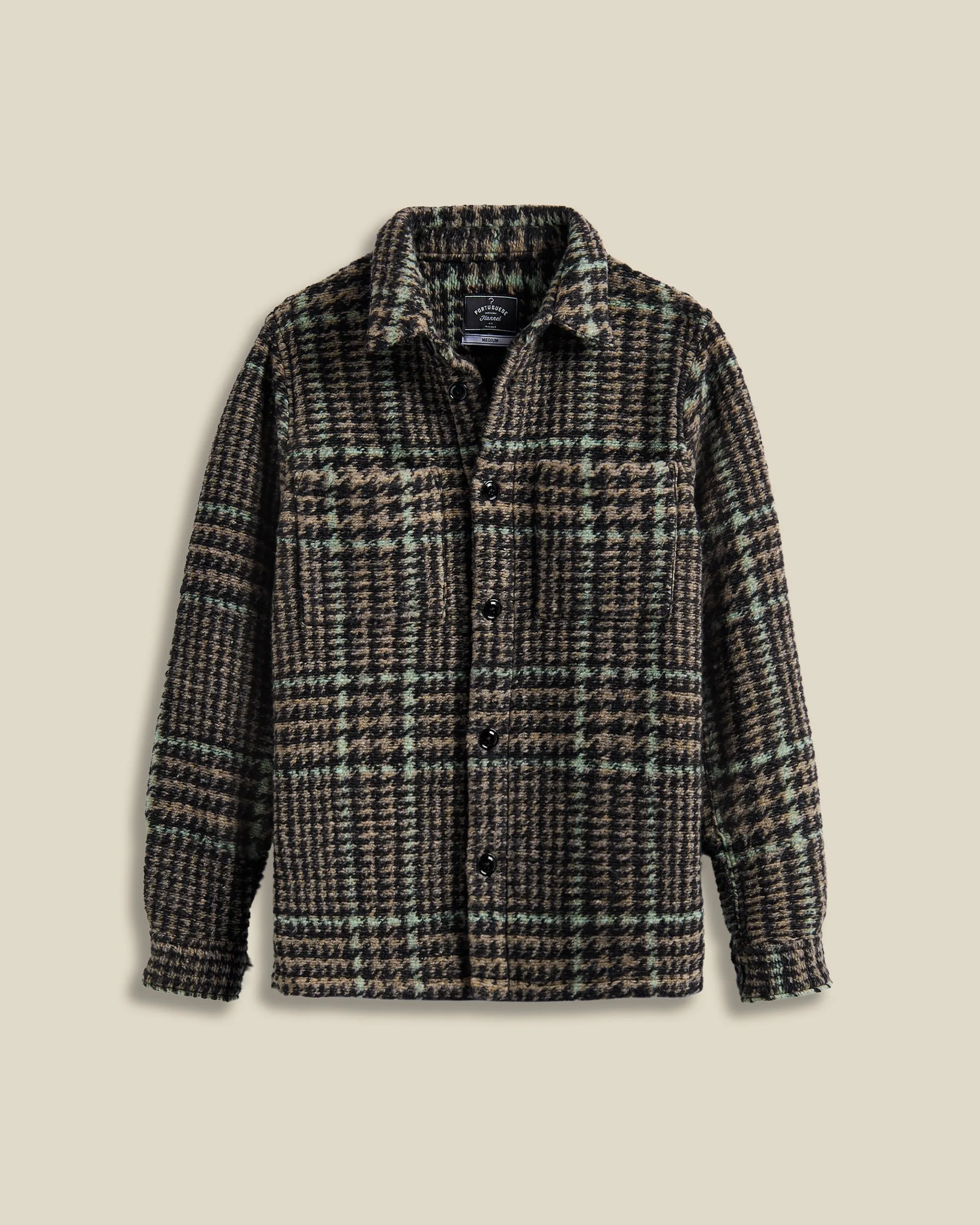 Gales Overshirt - Black/Green