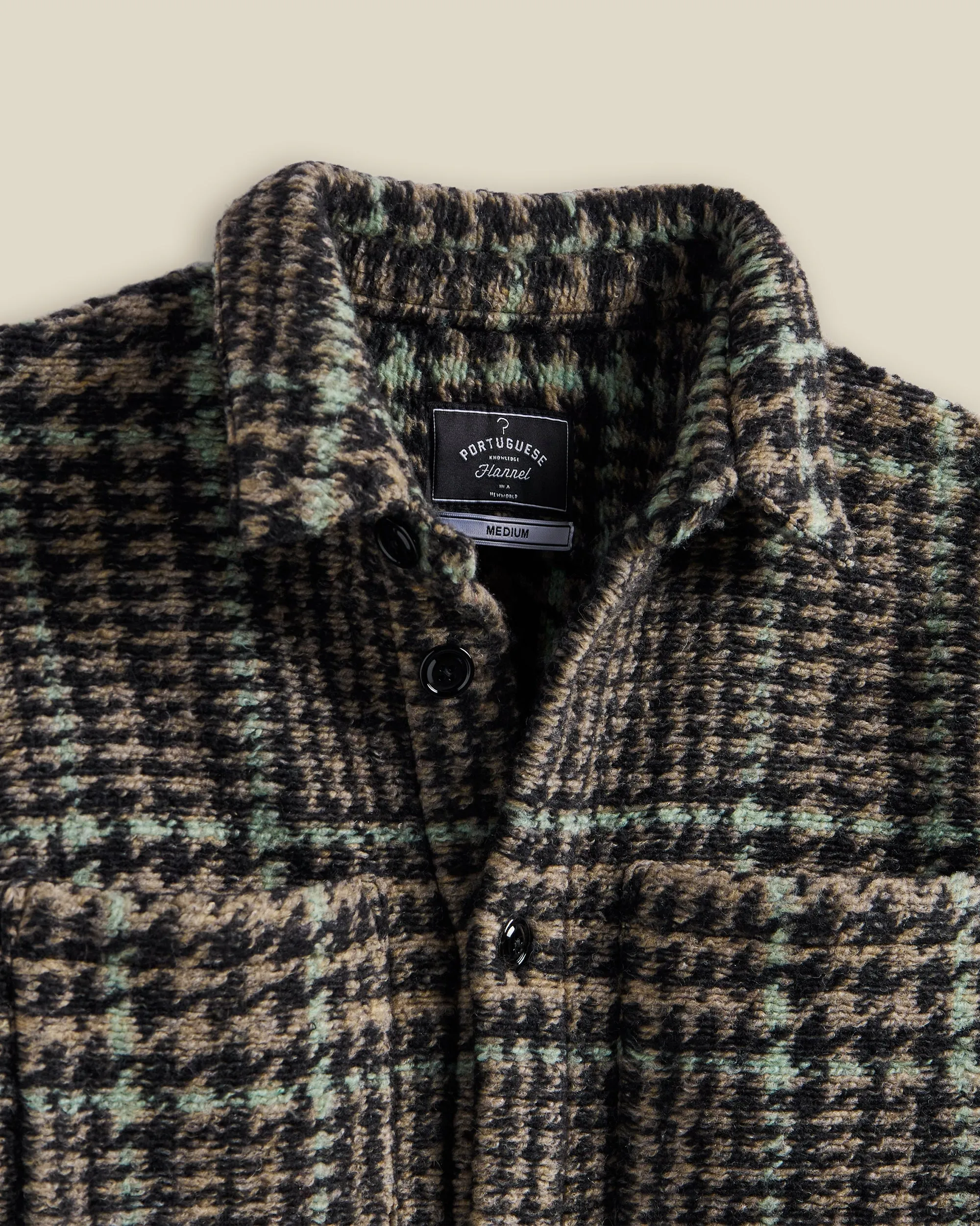Gales Overshirt - Black/Green