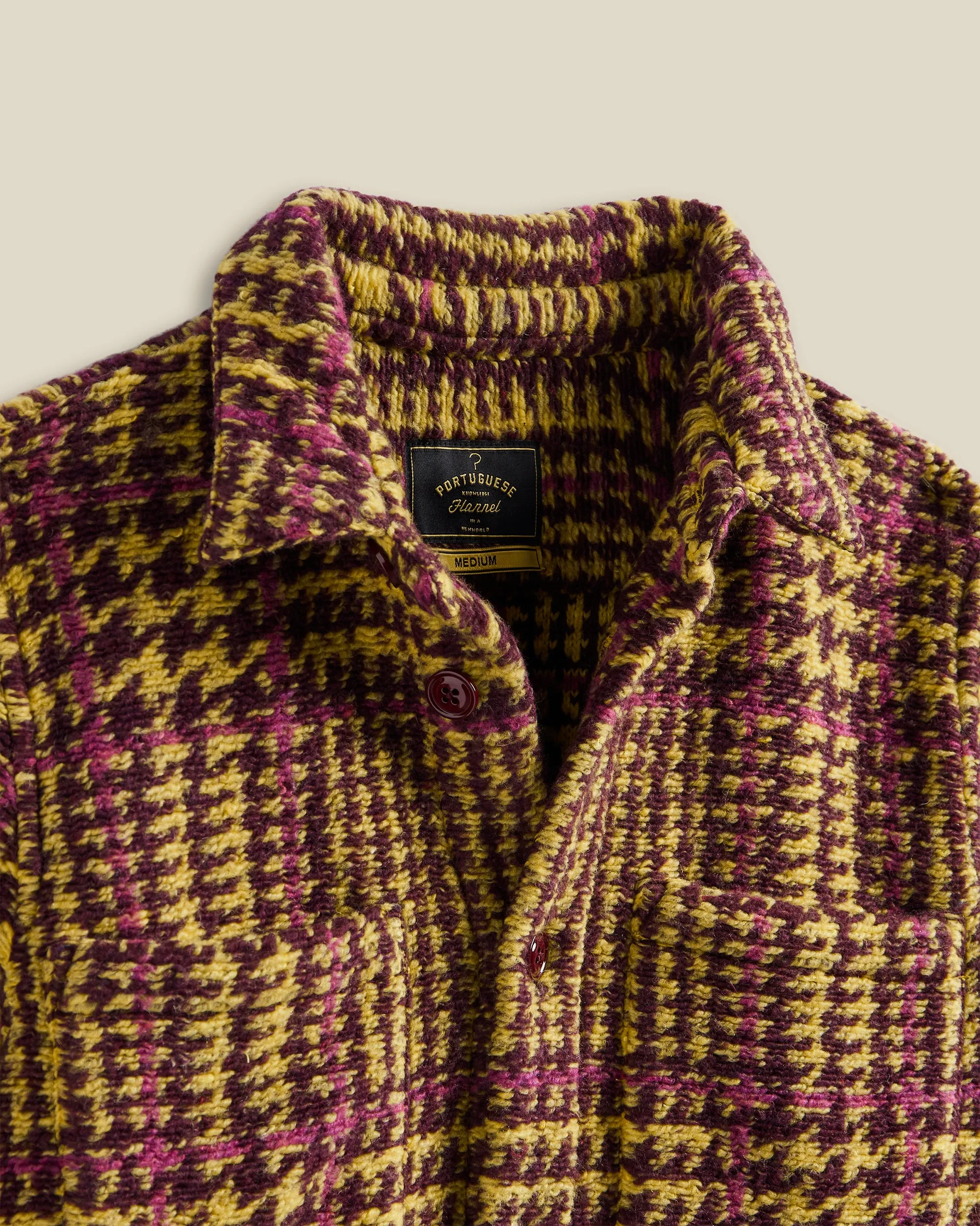 Gales Overshirt - Bordeaux/Mustard