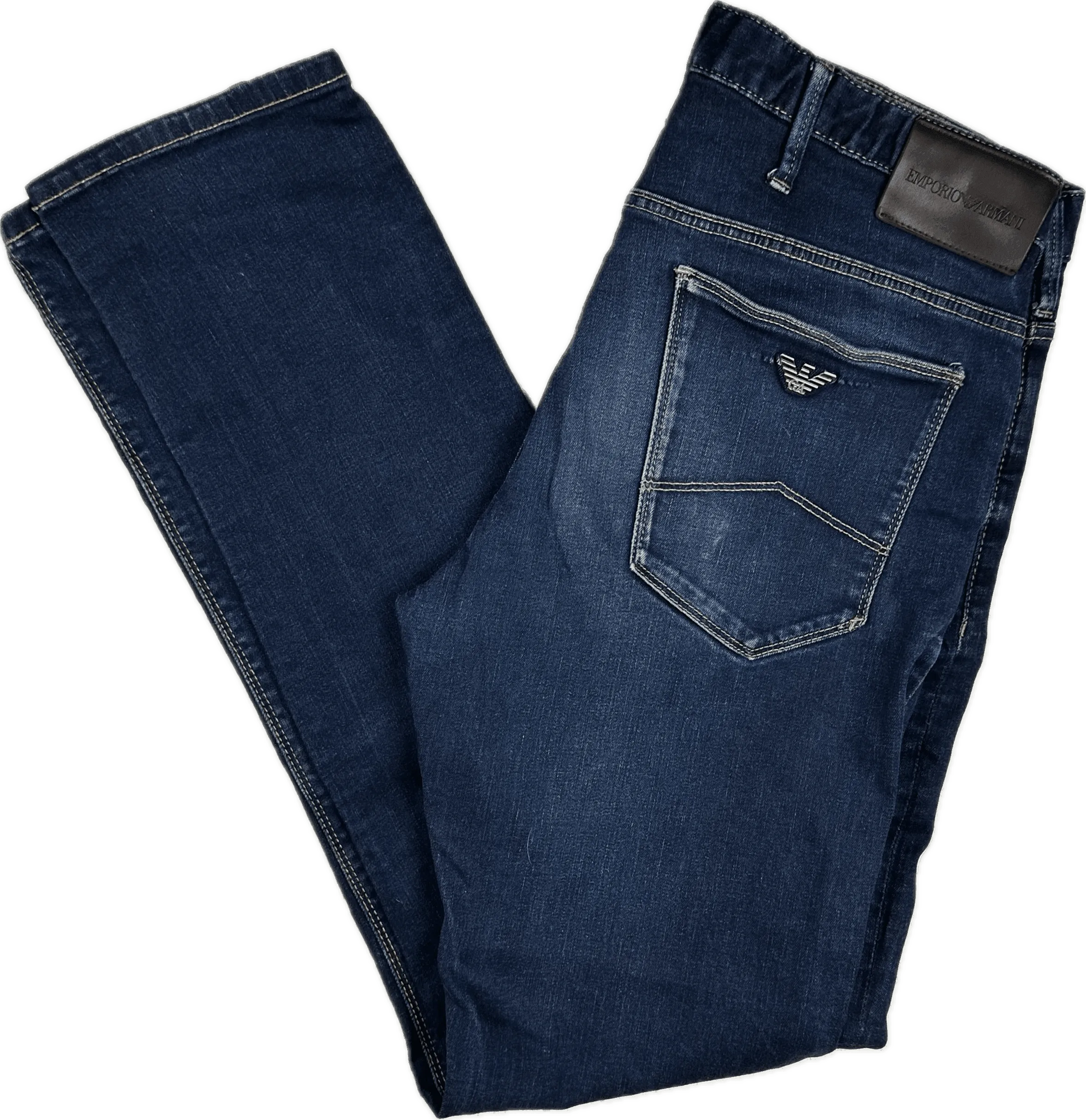 Georgio Armani Jeans Classic Straight Stretch Jeans -Size 34