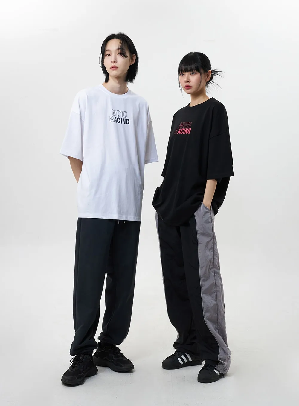Graphic Track Pants Unisex CY319