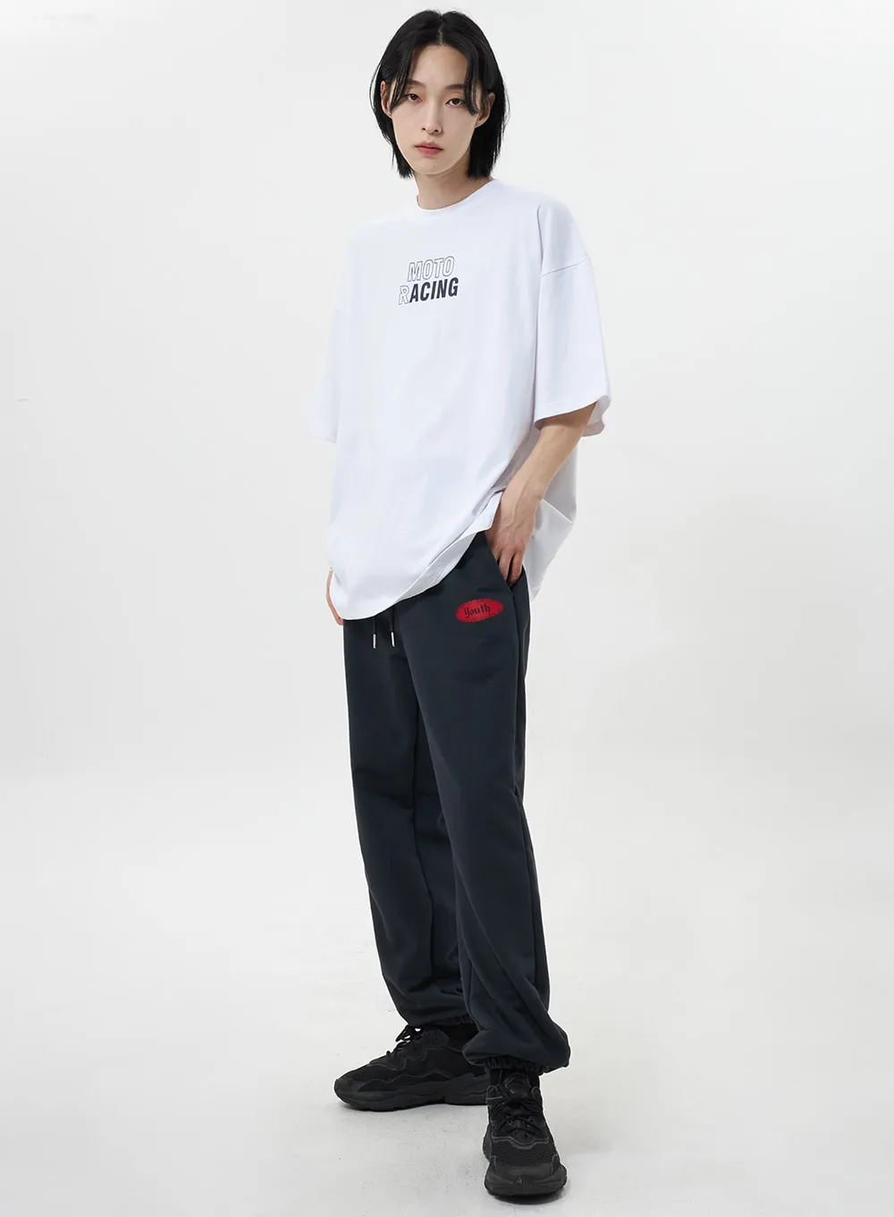 Graphic Track Pants Unisex CY319