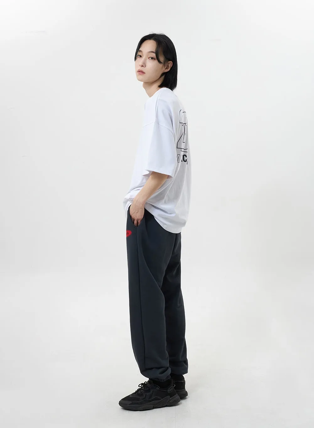 Graphic Track Pants Unisex CY319