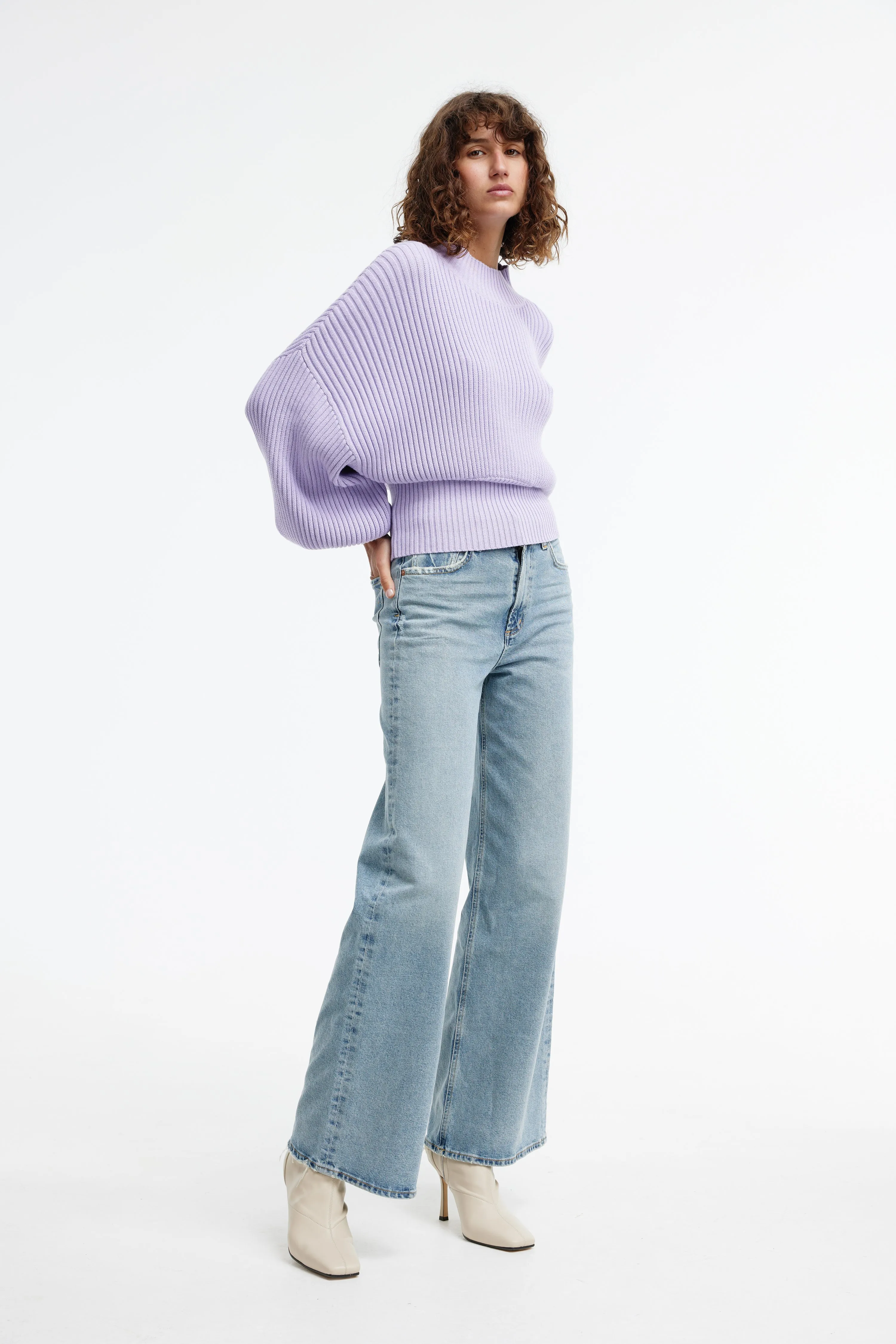 HARPER KNIT - BRIGHT LILAC