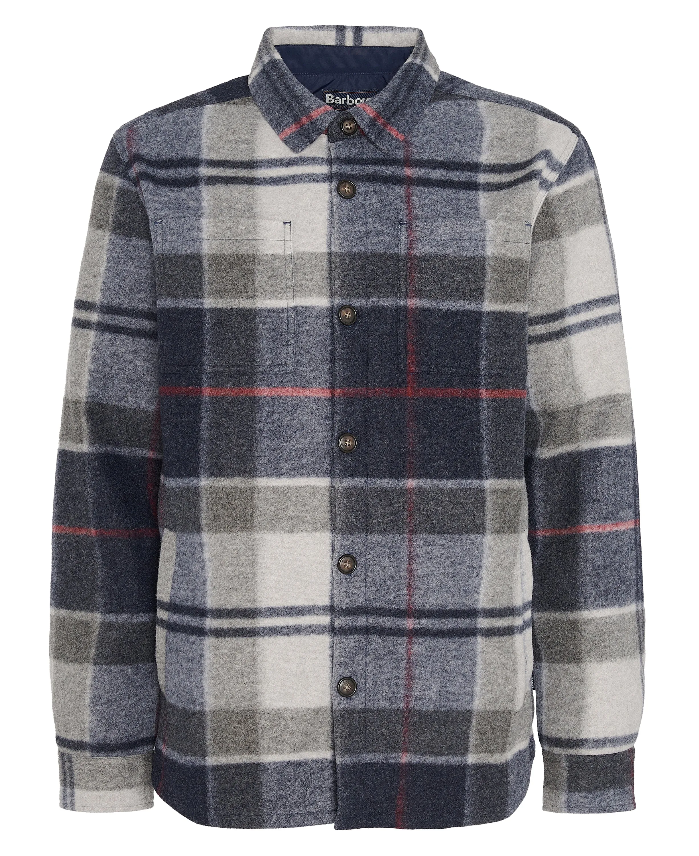 ID24636-Barbour Blue Tartan Chapter Overshirt
