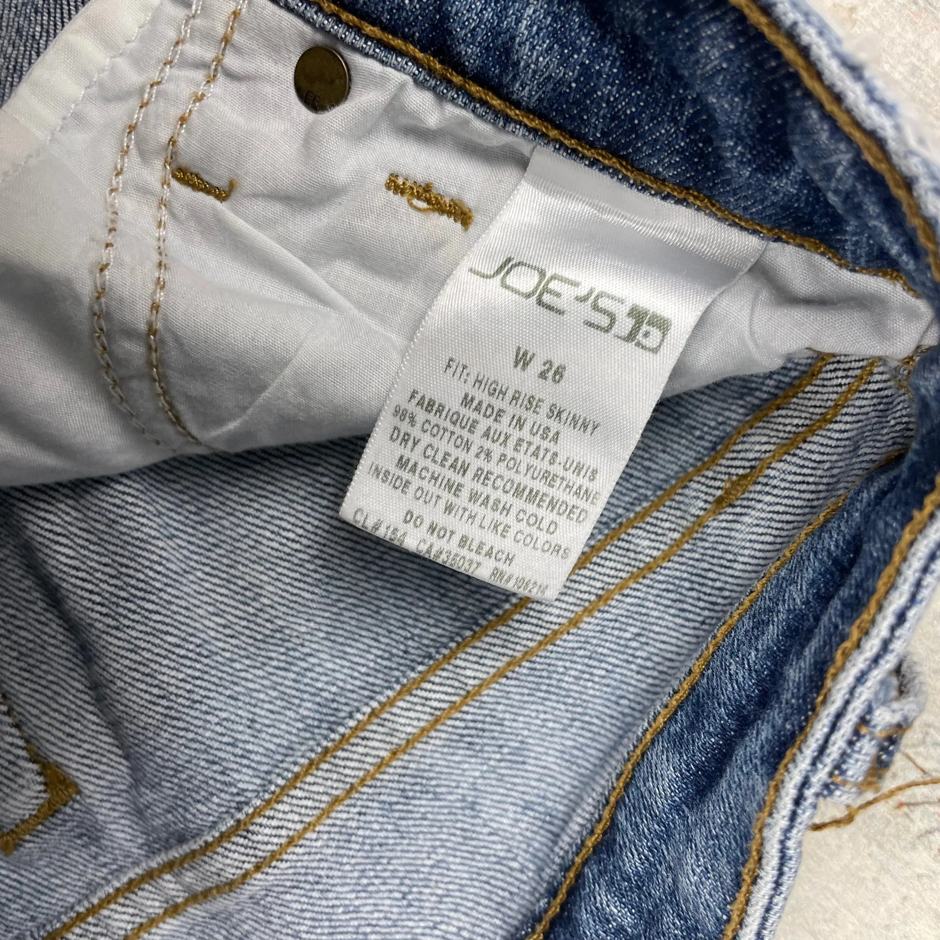 Joe's Jeans 'Essie' Ladies High Rise Skinny Jeans -Size 26