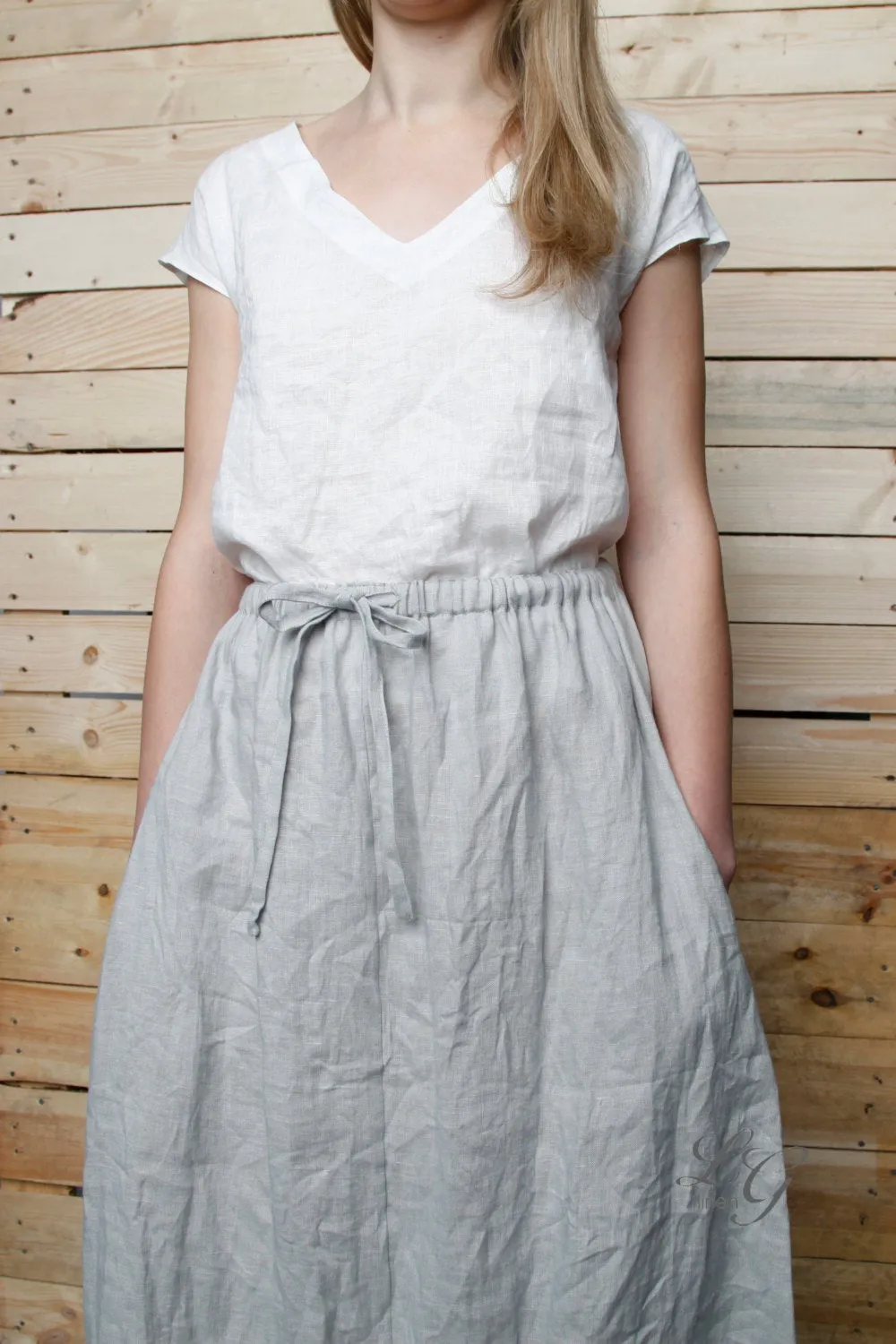 Linen Sleeveless Top ELLA