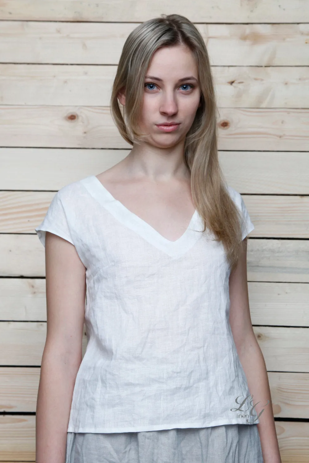 Linen Sleeveless Top ELLA