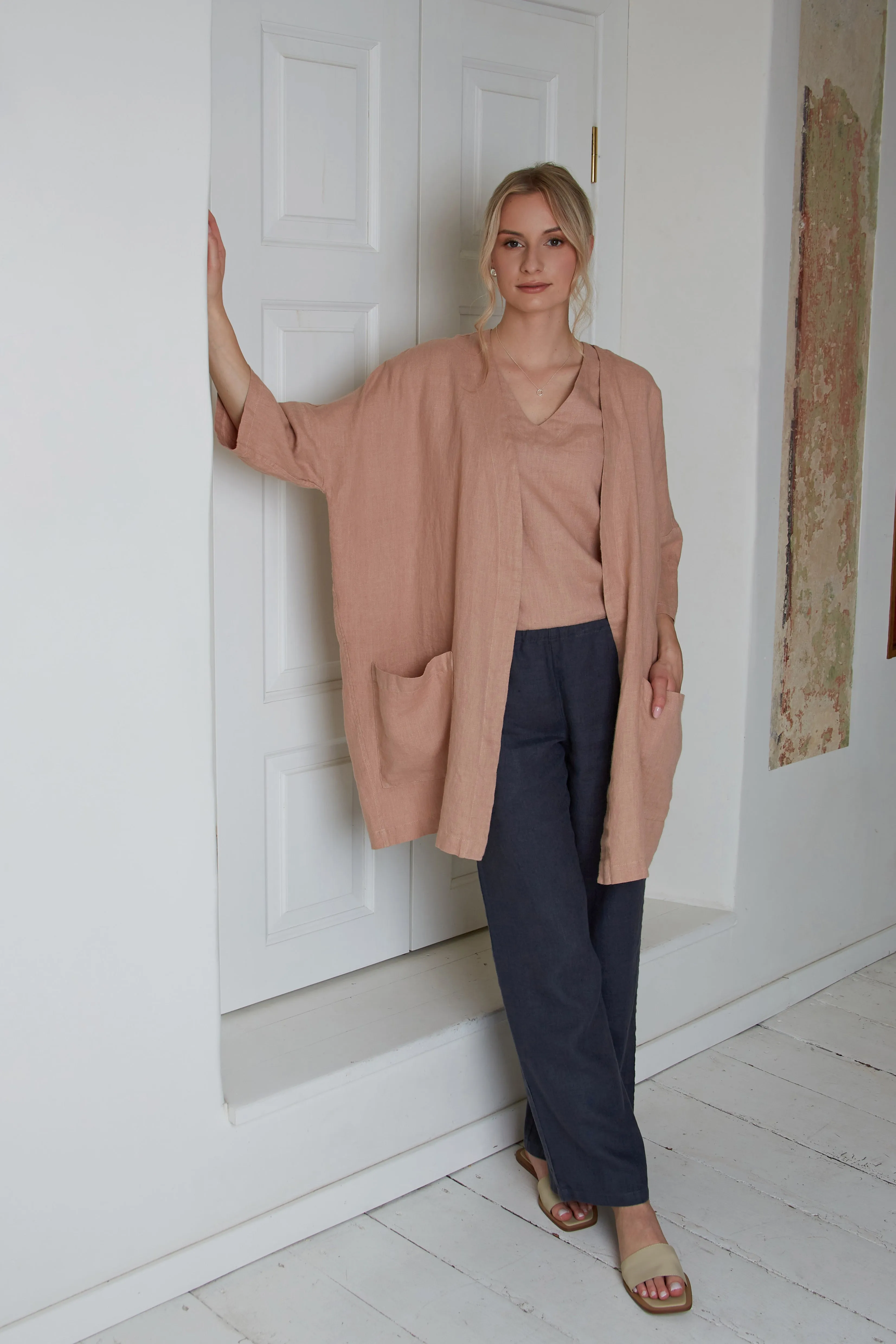 Linen Sleeveless Top ELLA