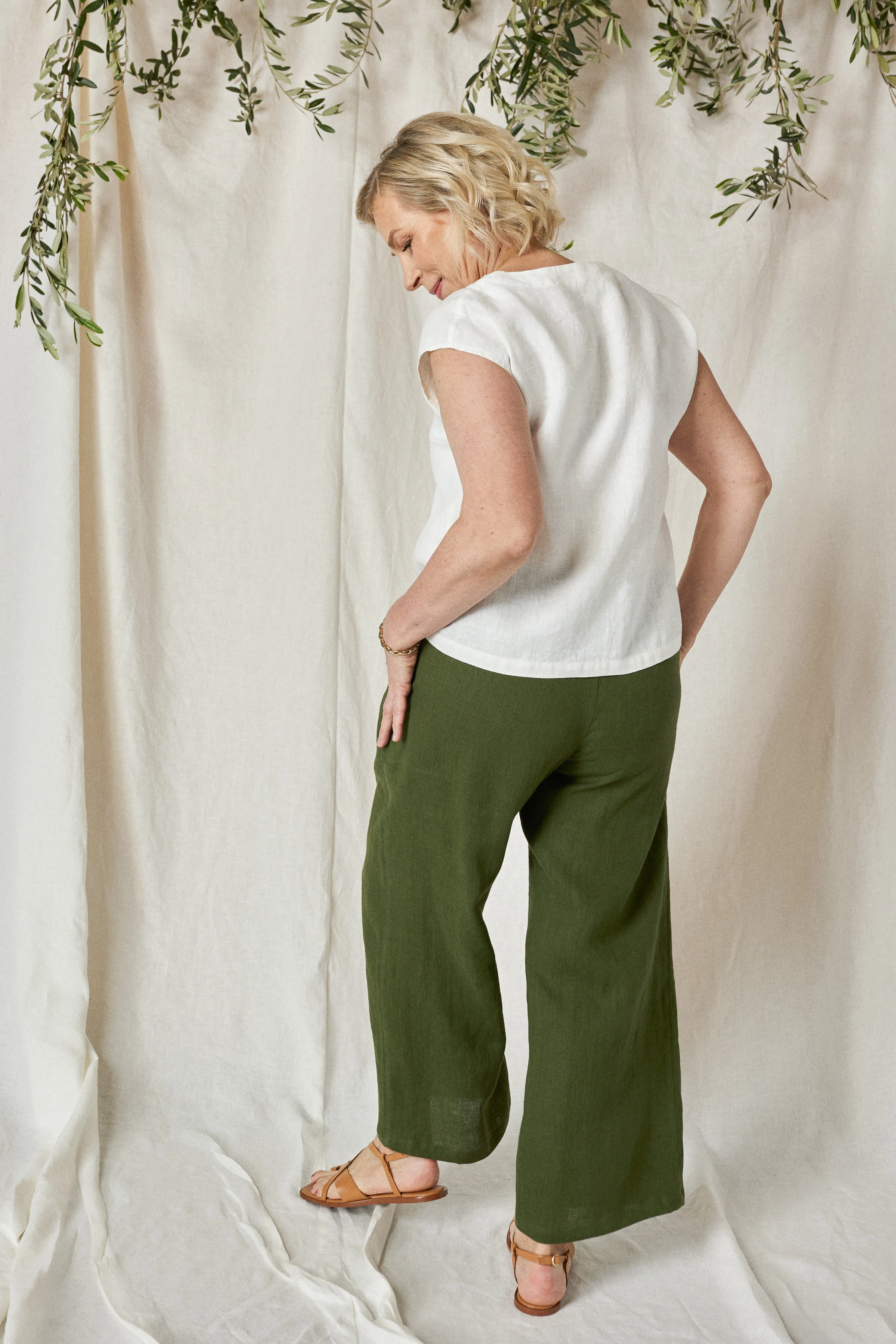 Linen Top ELLA-2 in Various Colors