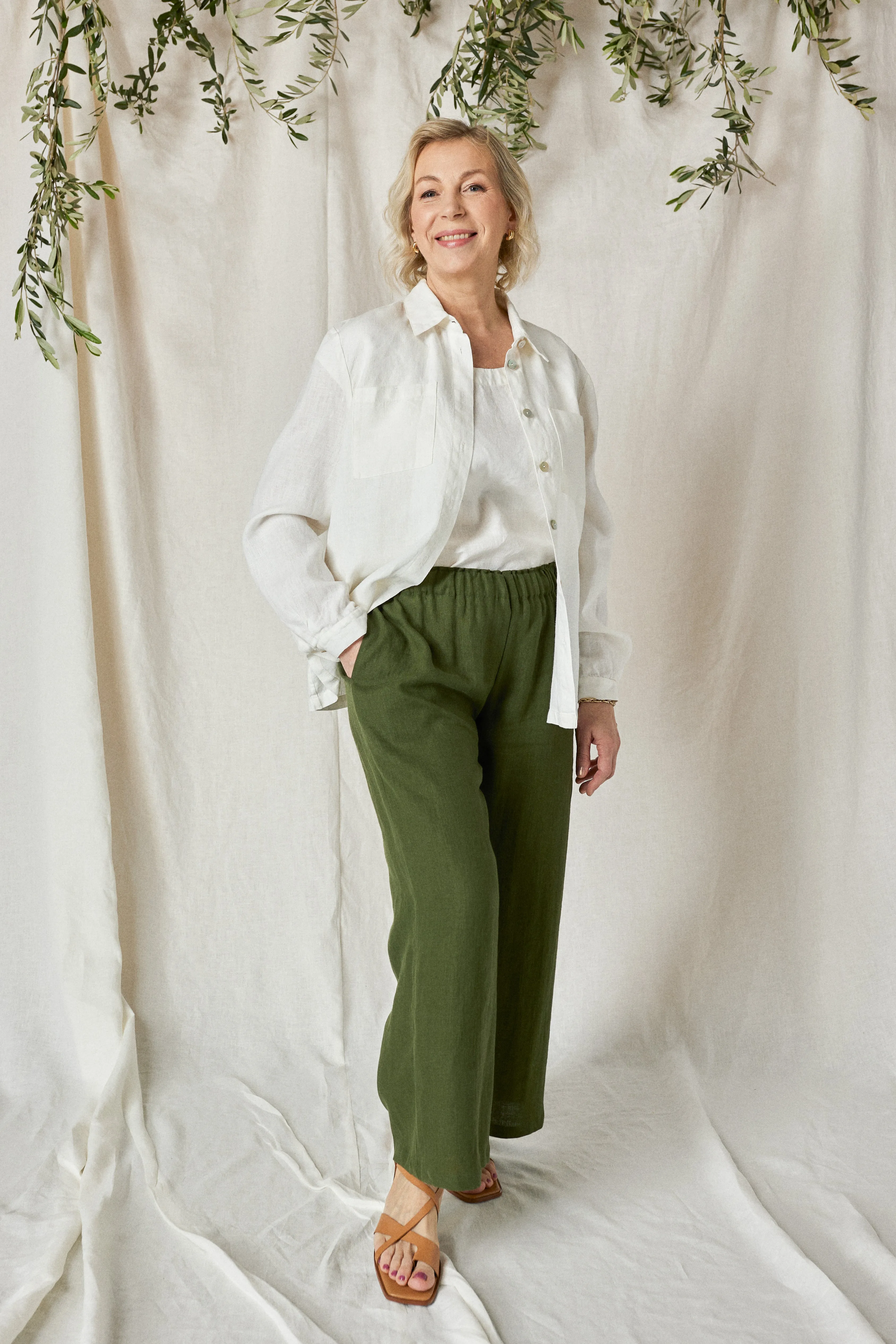 Linen Top ELLA-2 in Various Colors