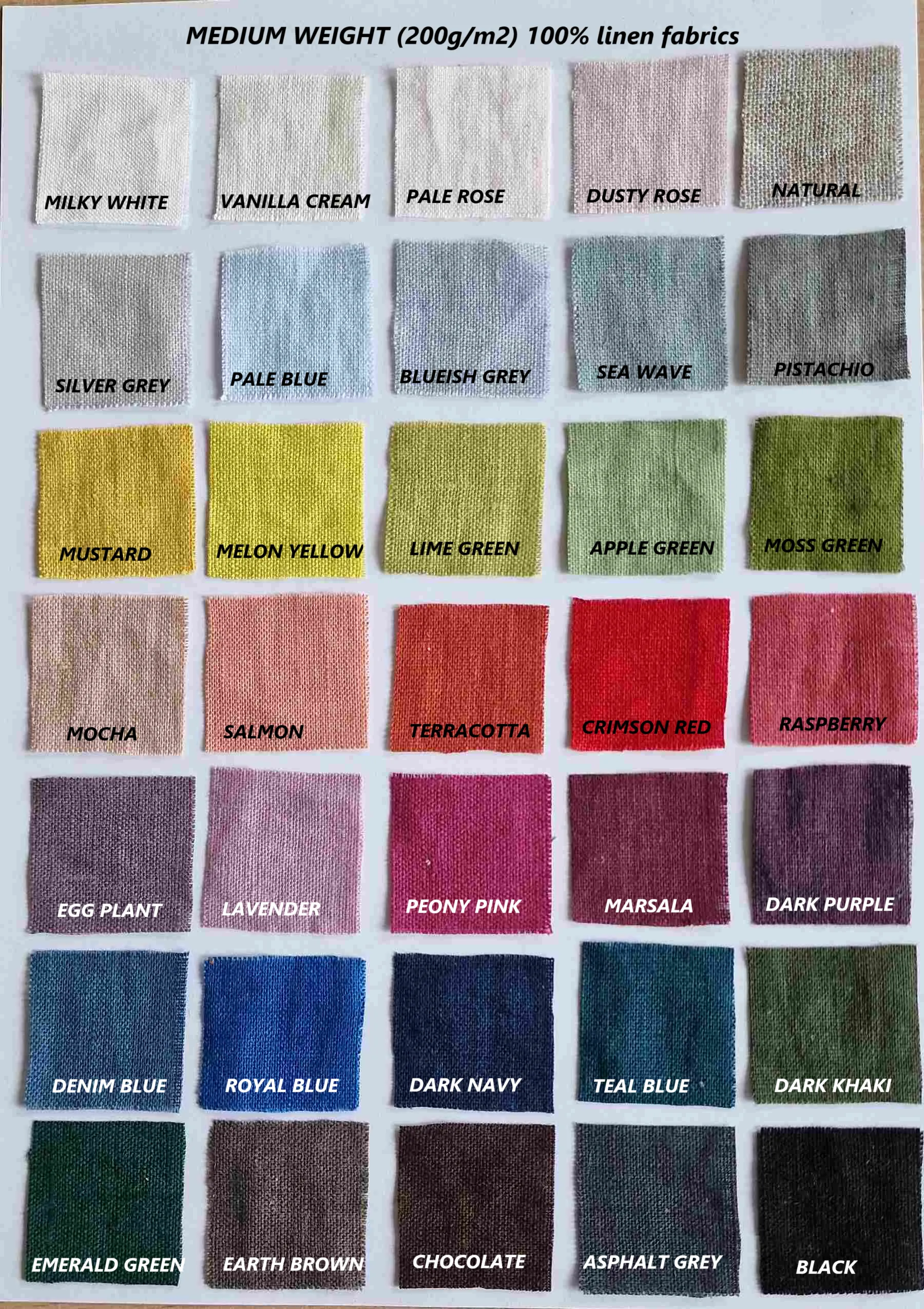 Linen Top ELLA-2 in Various Colors