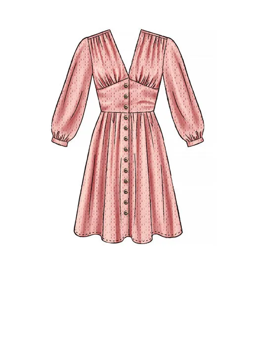 M7974 Misses' Dresses