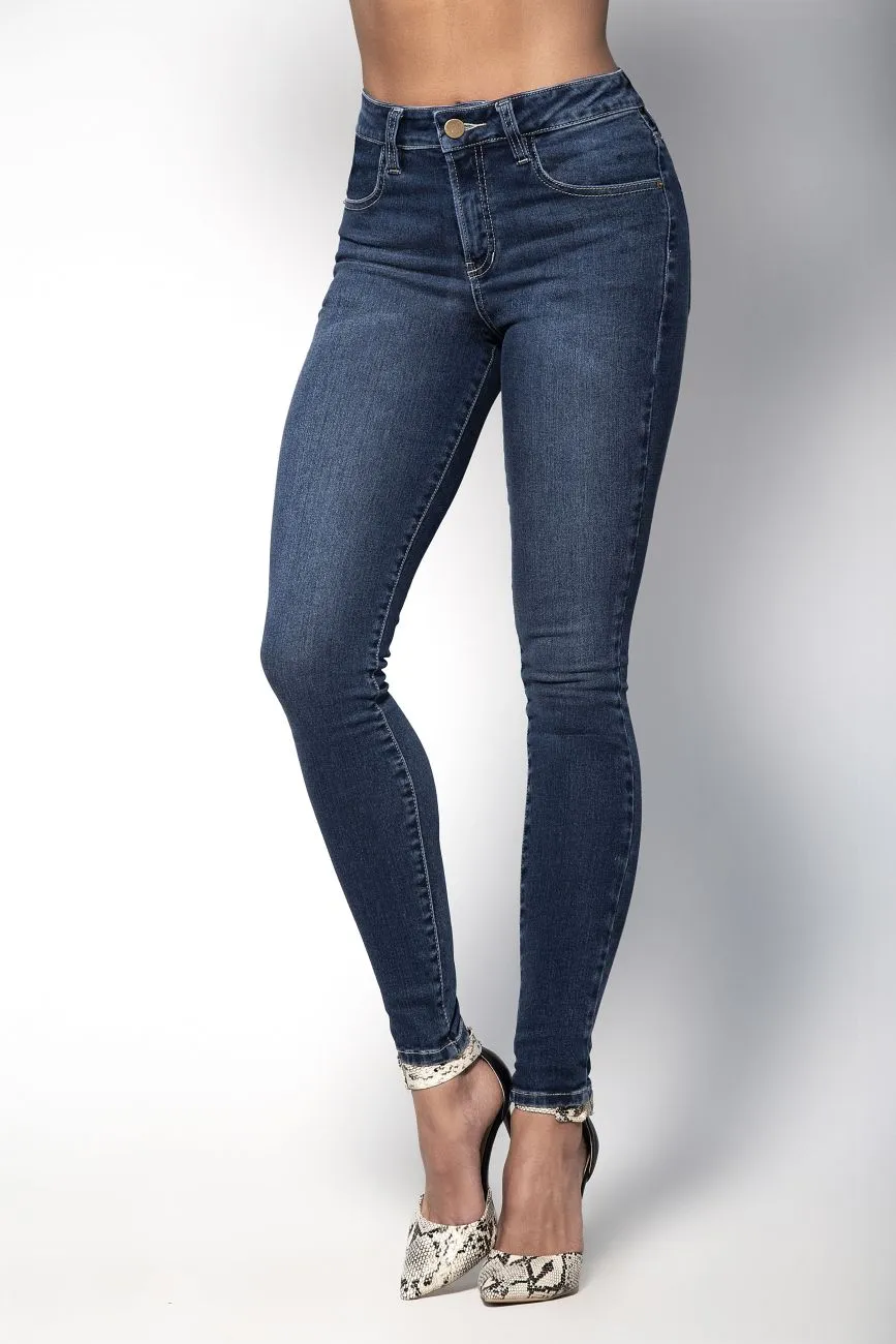 Mapale D Classic Butt-Lifting Blue Jeans Color Blue