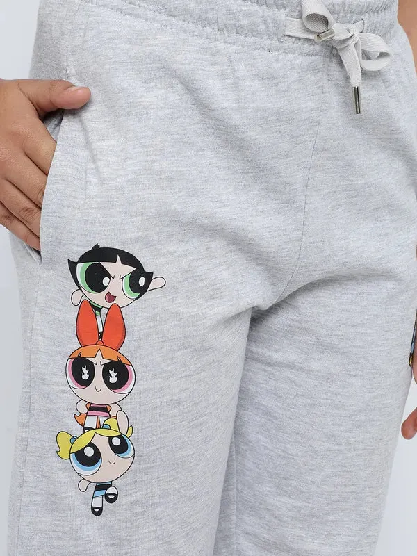 Mettle Girls Cotton Mid-Rise Regular-Fit Track Pants
