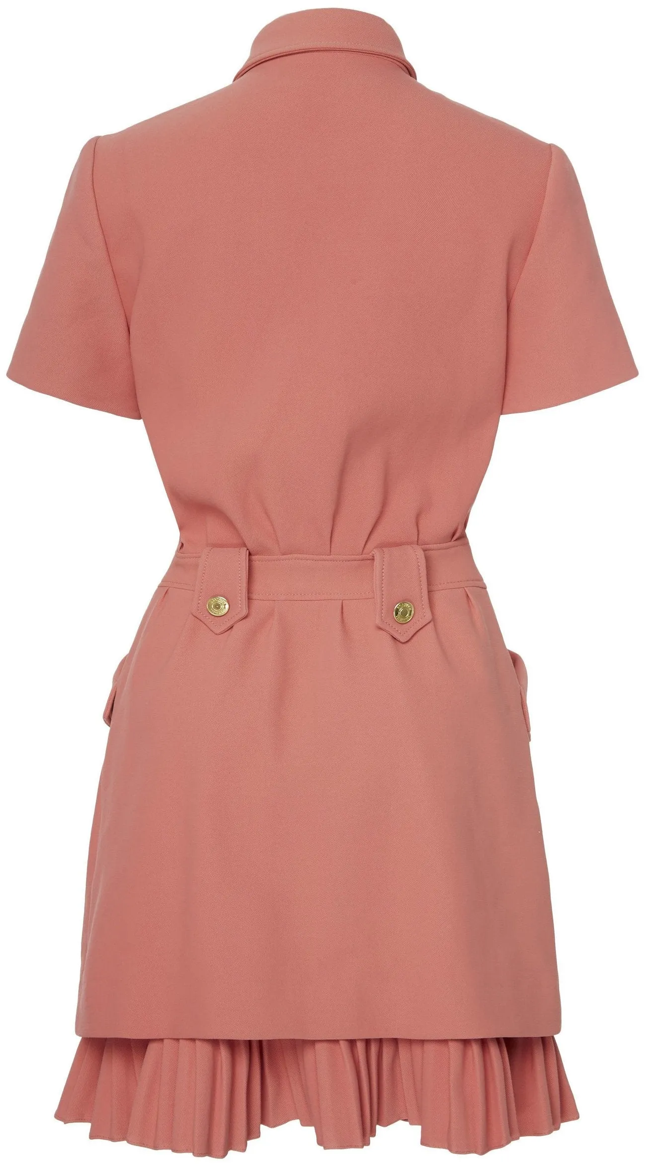 Mini Buttoned Shirt-Dress