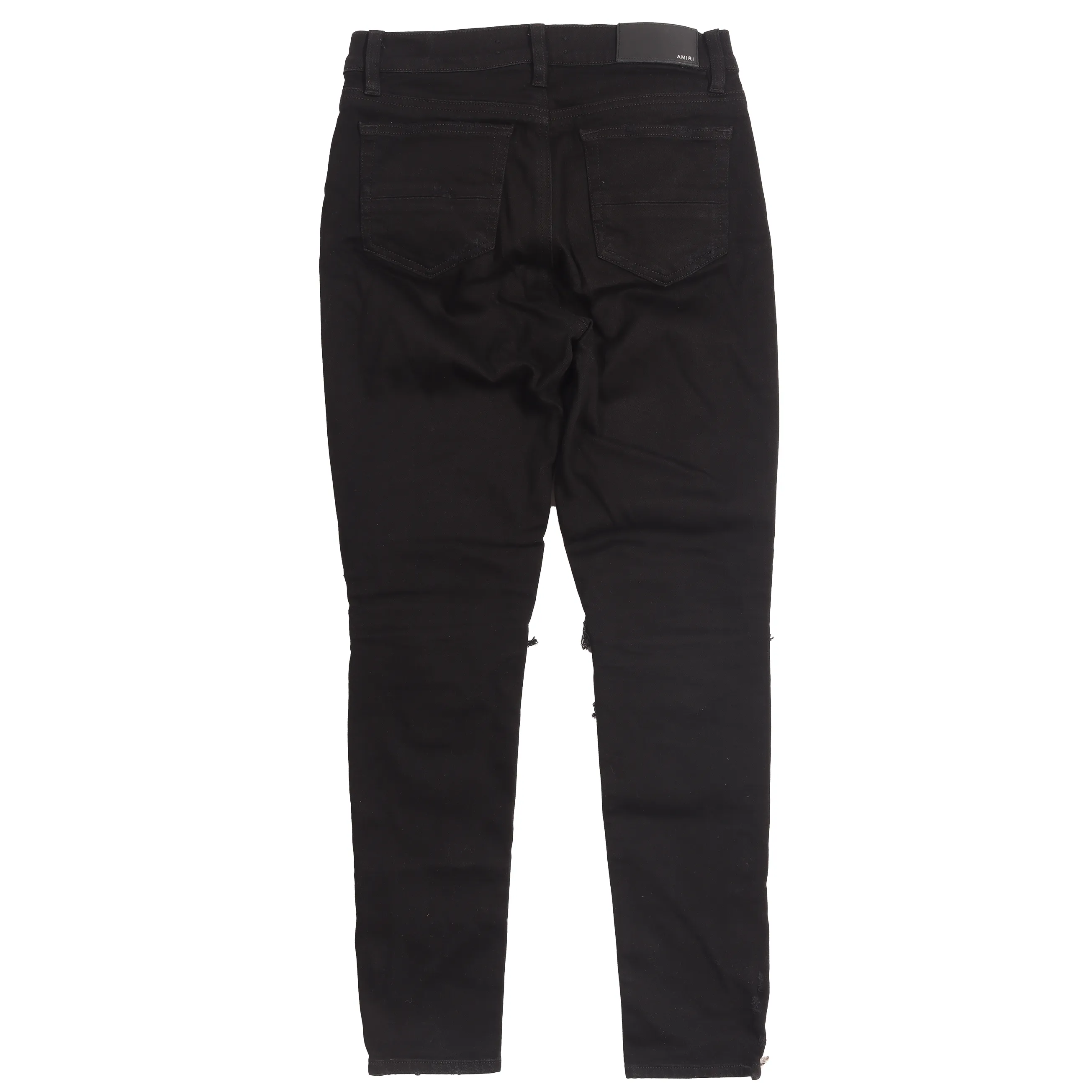 MX1 Classic Black Distressed Denim