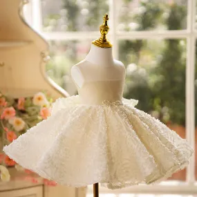 OT017 Children's princess dress luxury high-end girls performance costume flower girl wedding dress for little girls