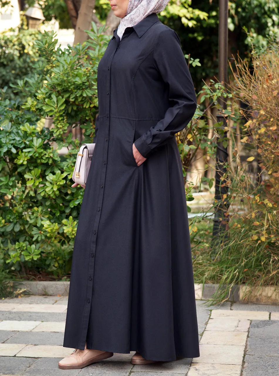 Peach Touch Modal Shirtdress