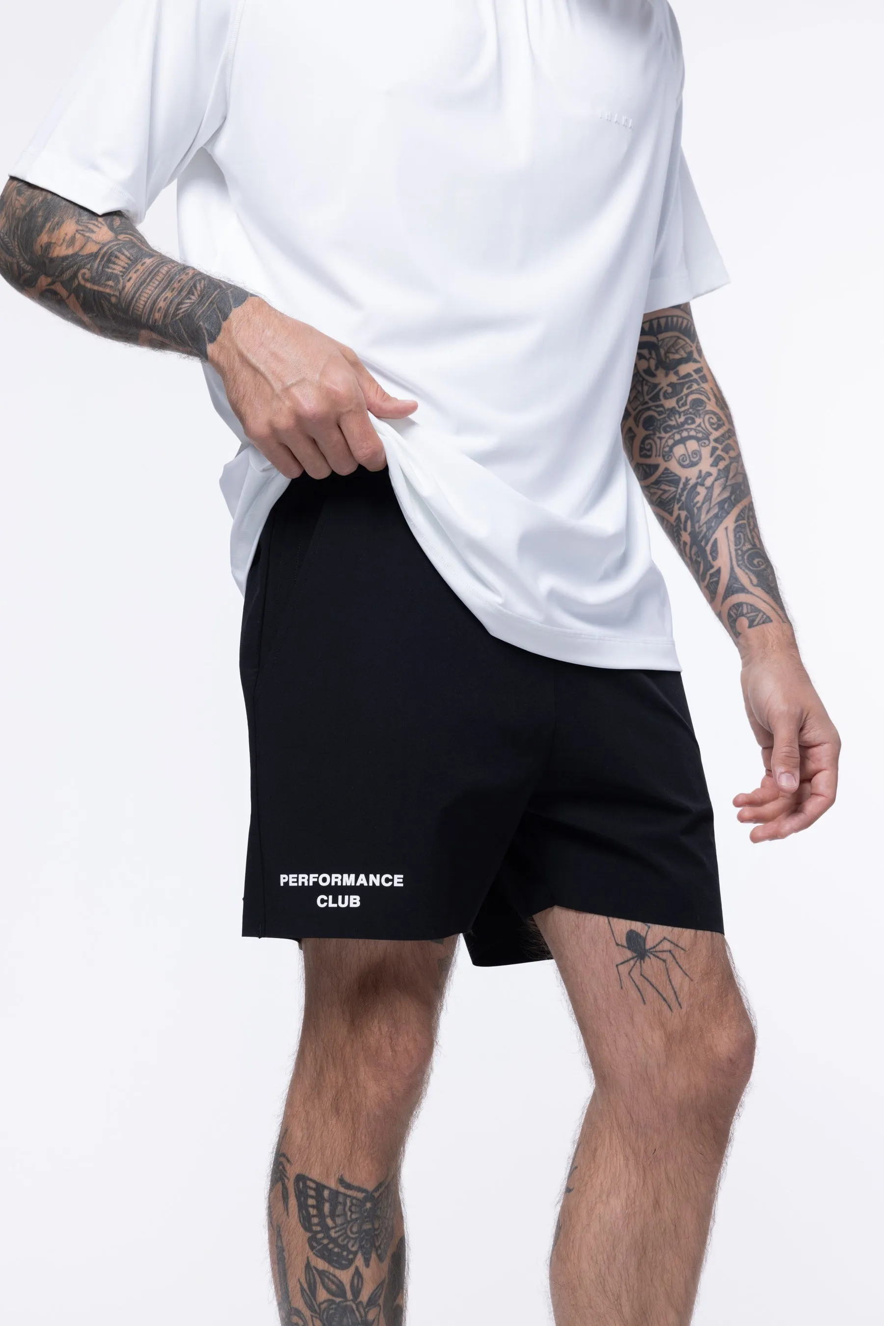 PERFORMANCE CLUB SHORTS - BLACK