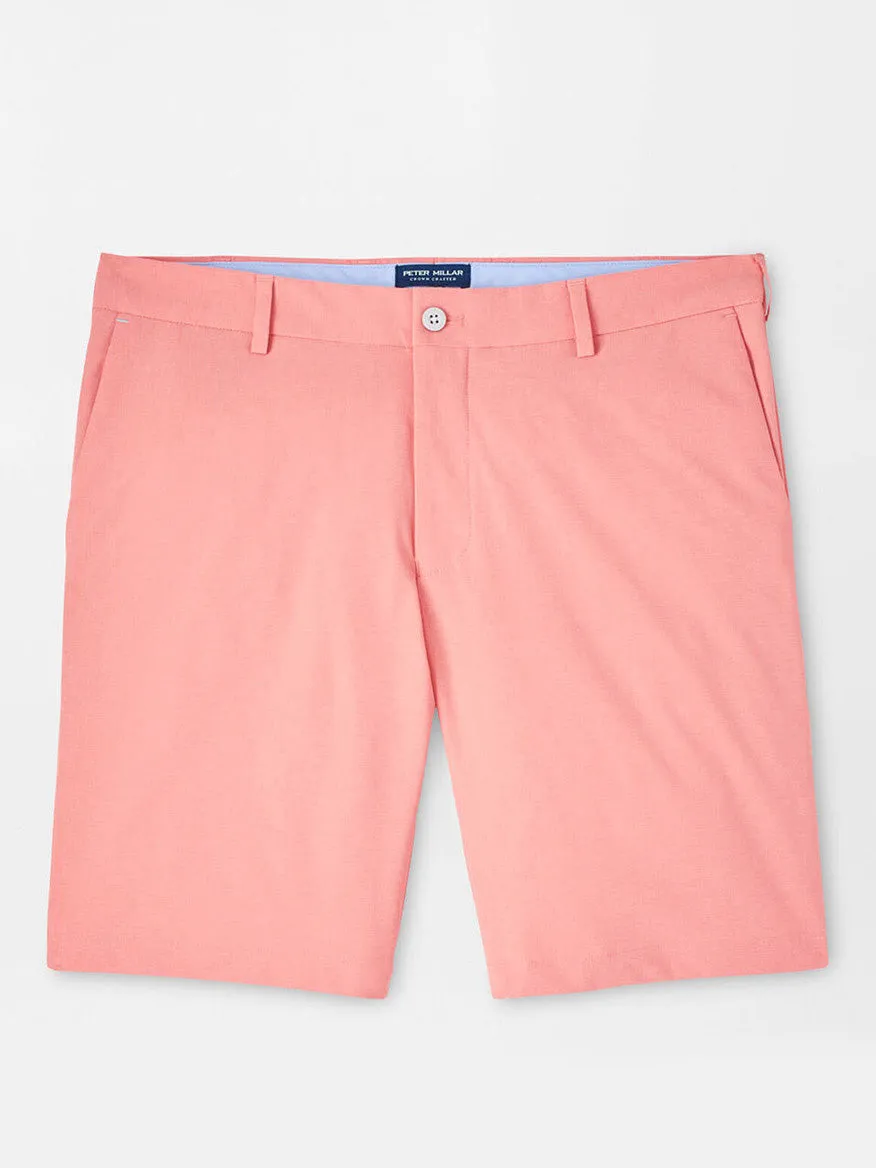 Peter Millar Surge Performance Short in Pink Crepe