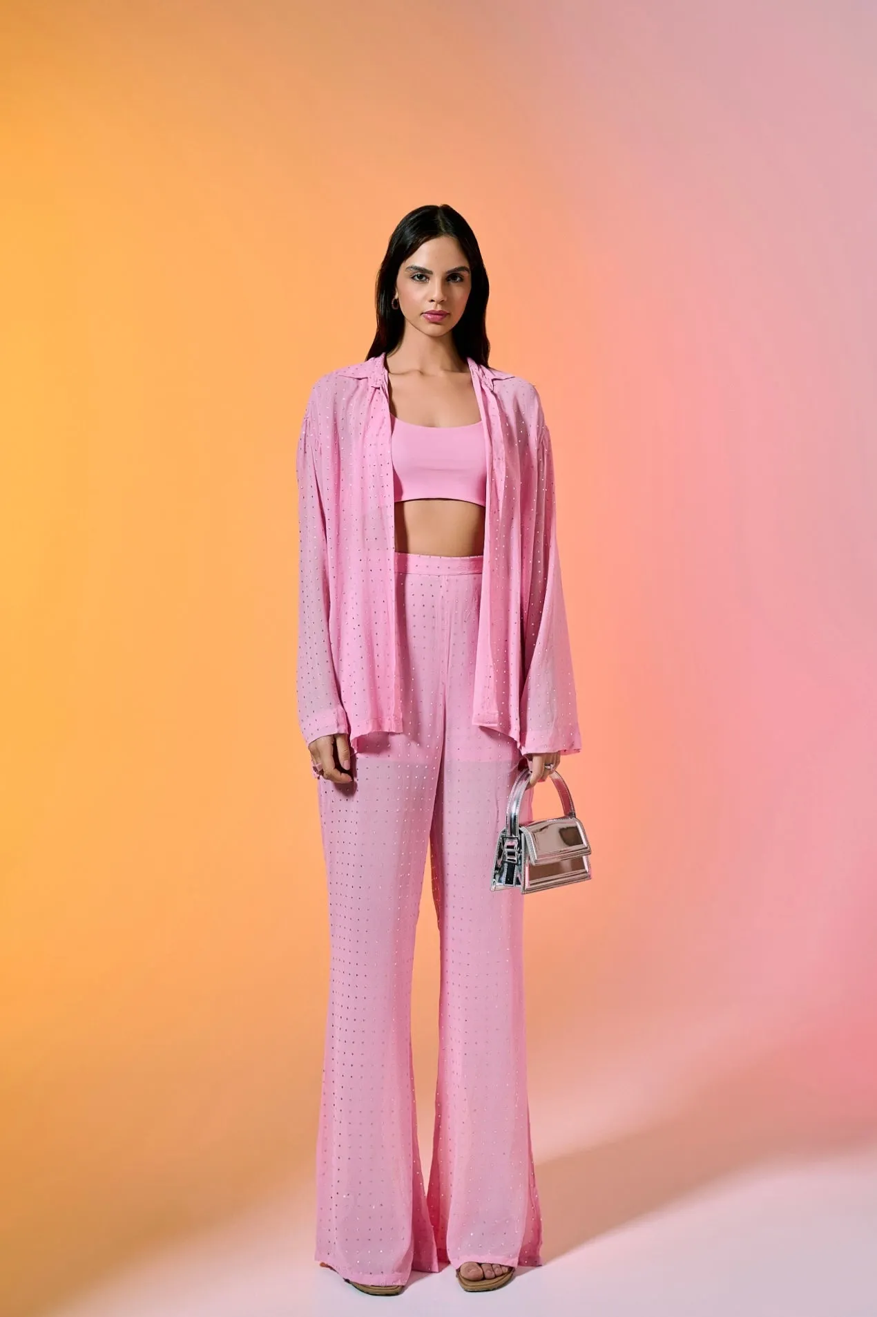 Pink Bubblegum Shirt   Bralette