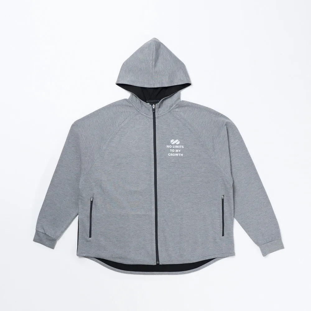 STIMIRON ZIP UP HOODIE - GRAY