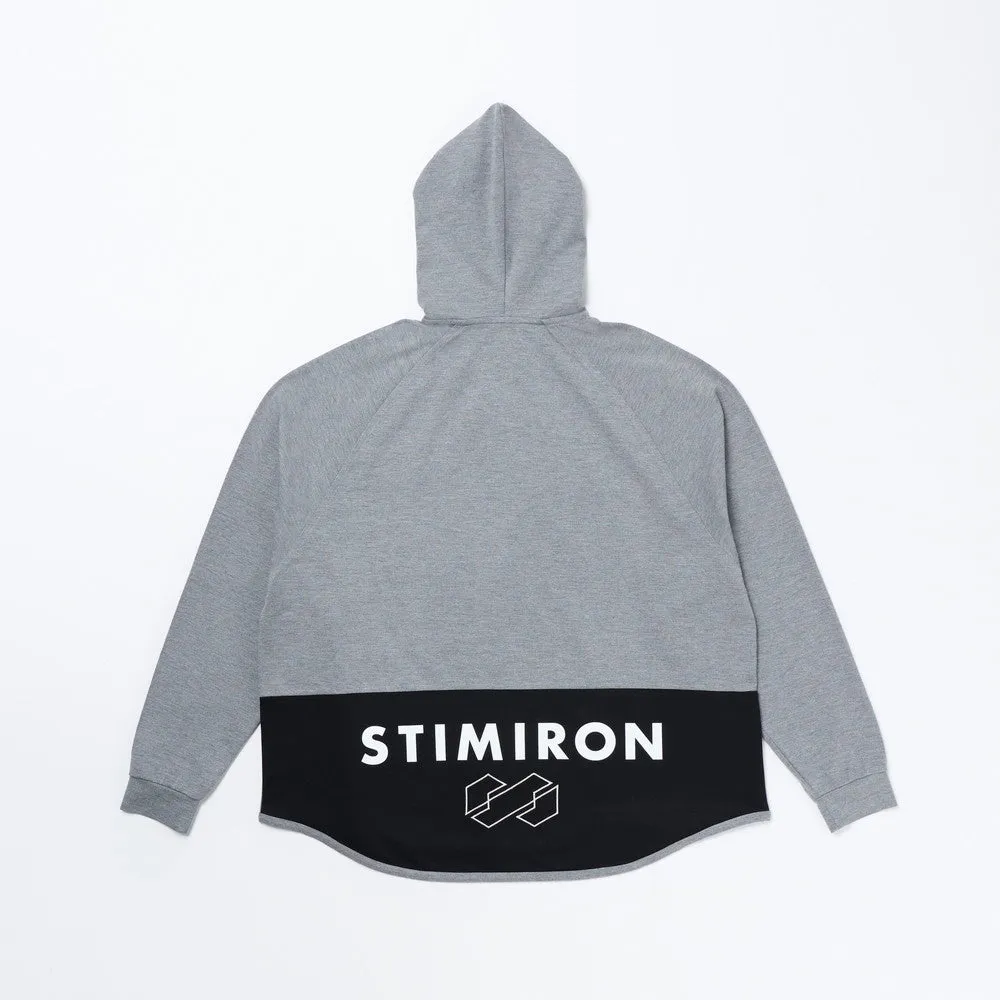 STIMIRON ZIP UP HOODIE - GRAY
