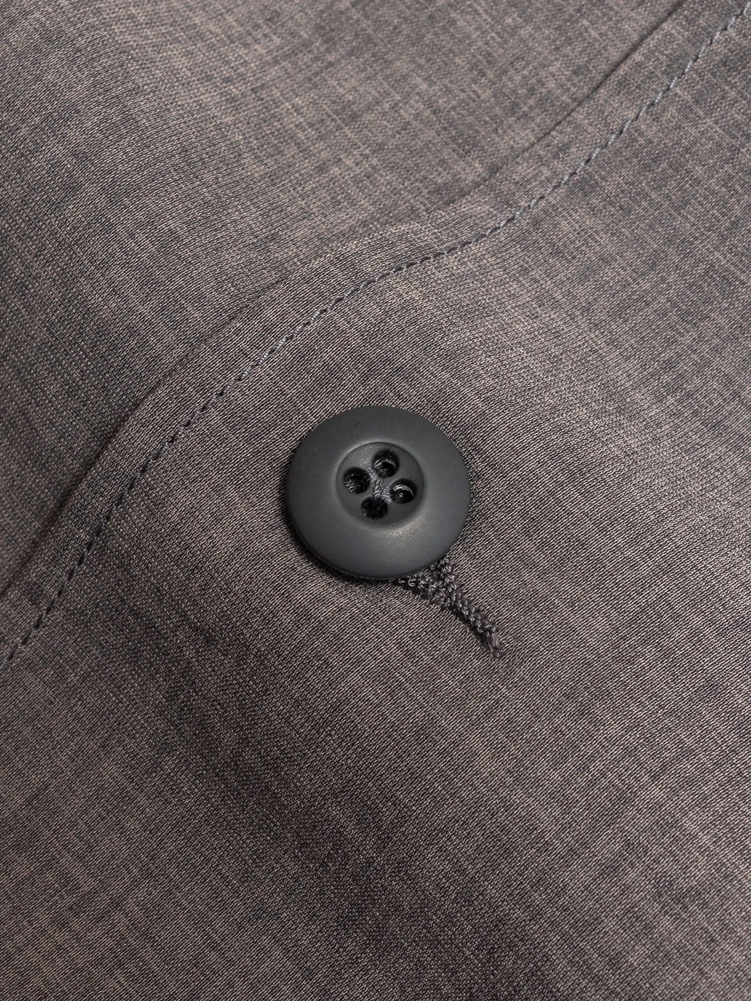 Stretch Gardener Half Shirt in Charcoal