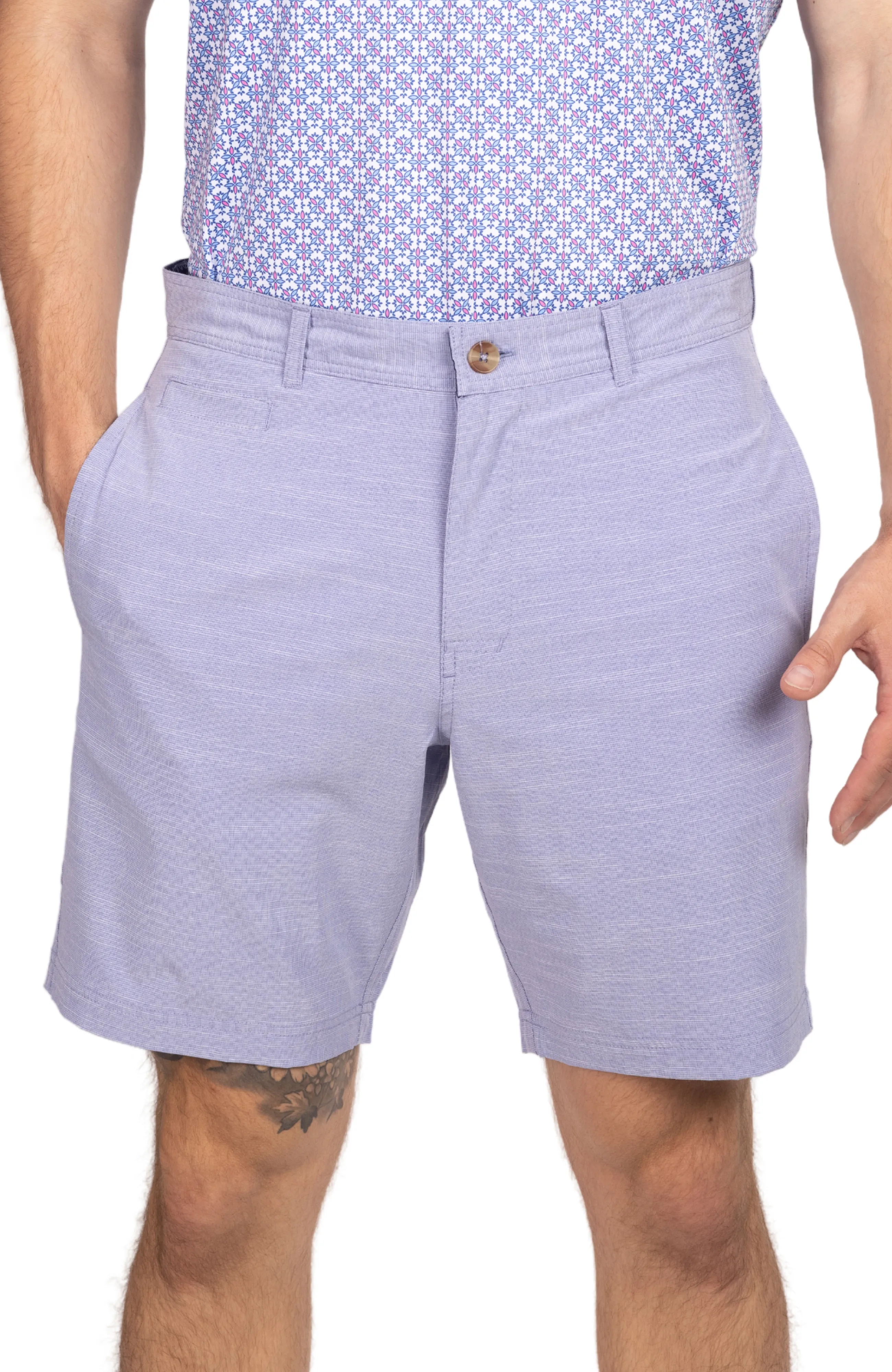 Textured Solid Performance Shorts