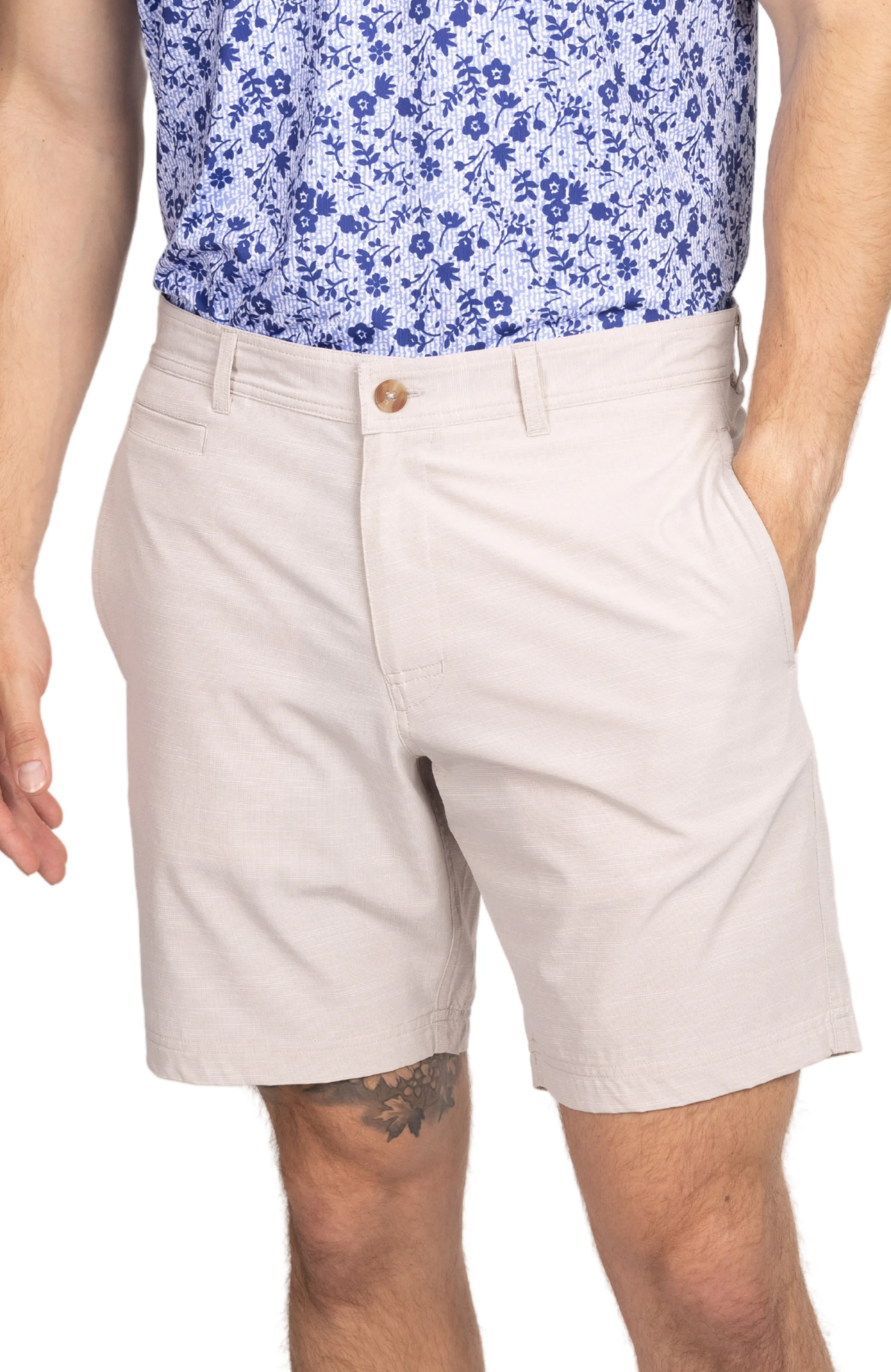 Textured Solid Performance Shorts