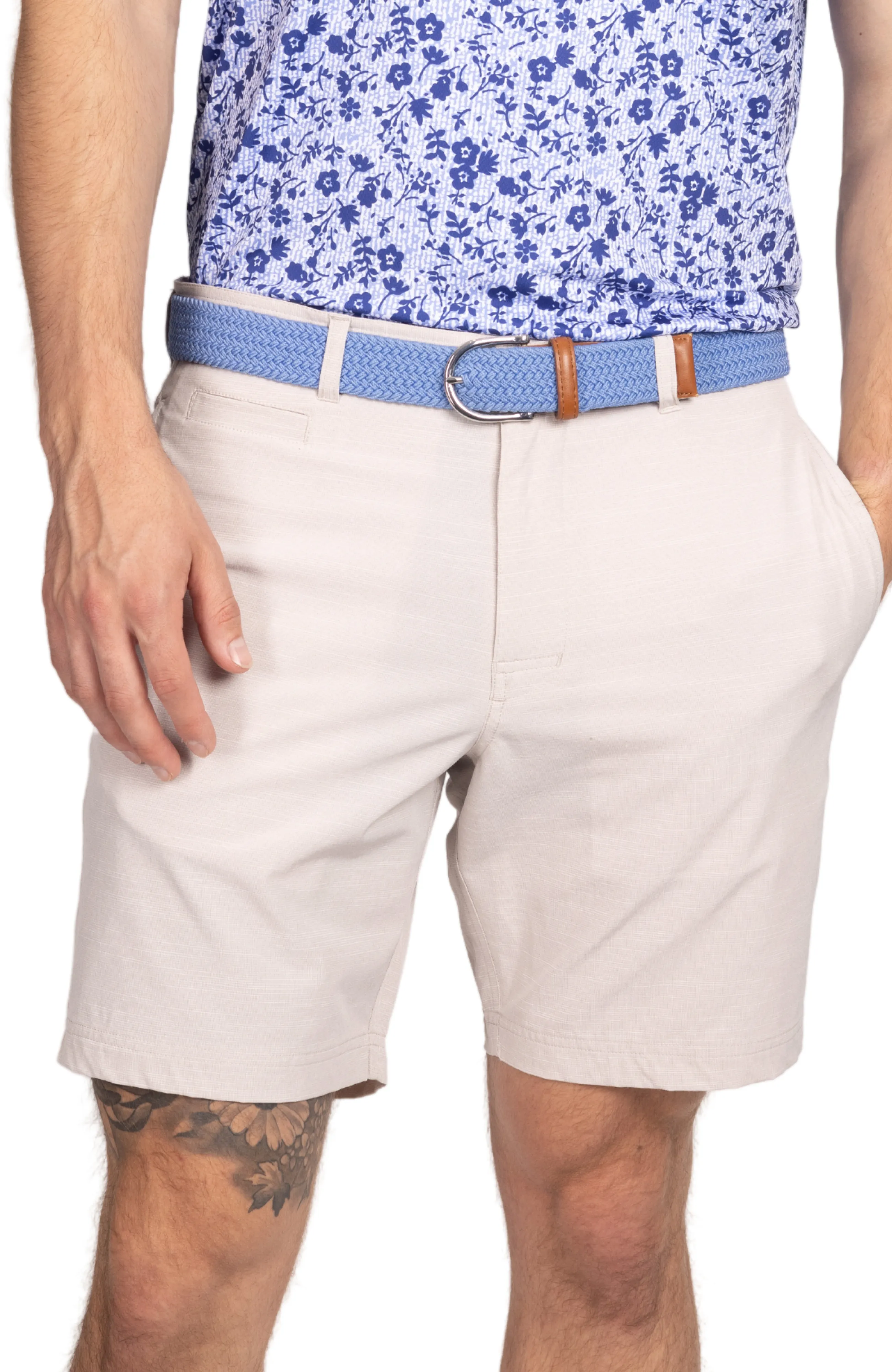 Textured Solid Performance Shorts