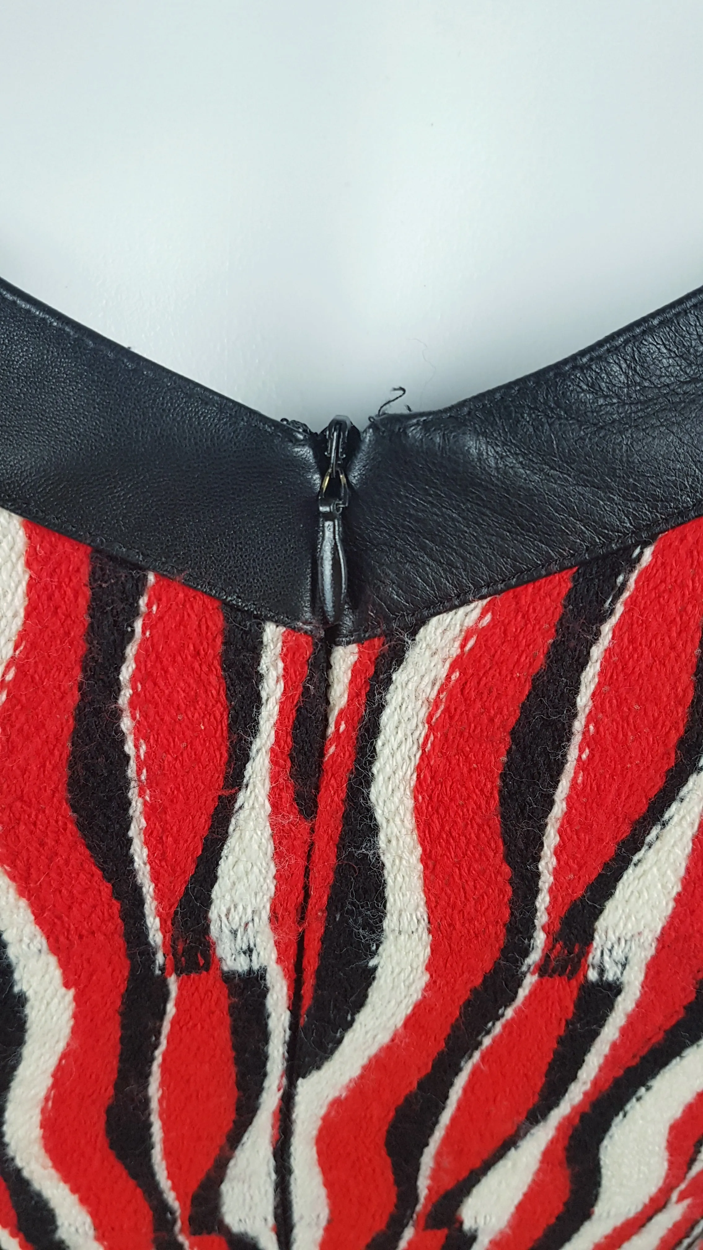 Tocca Woven Op Art Knee Length Dress