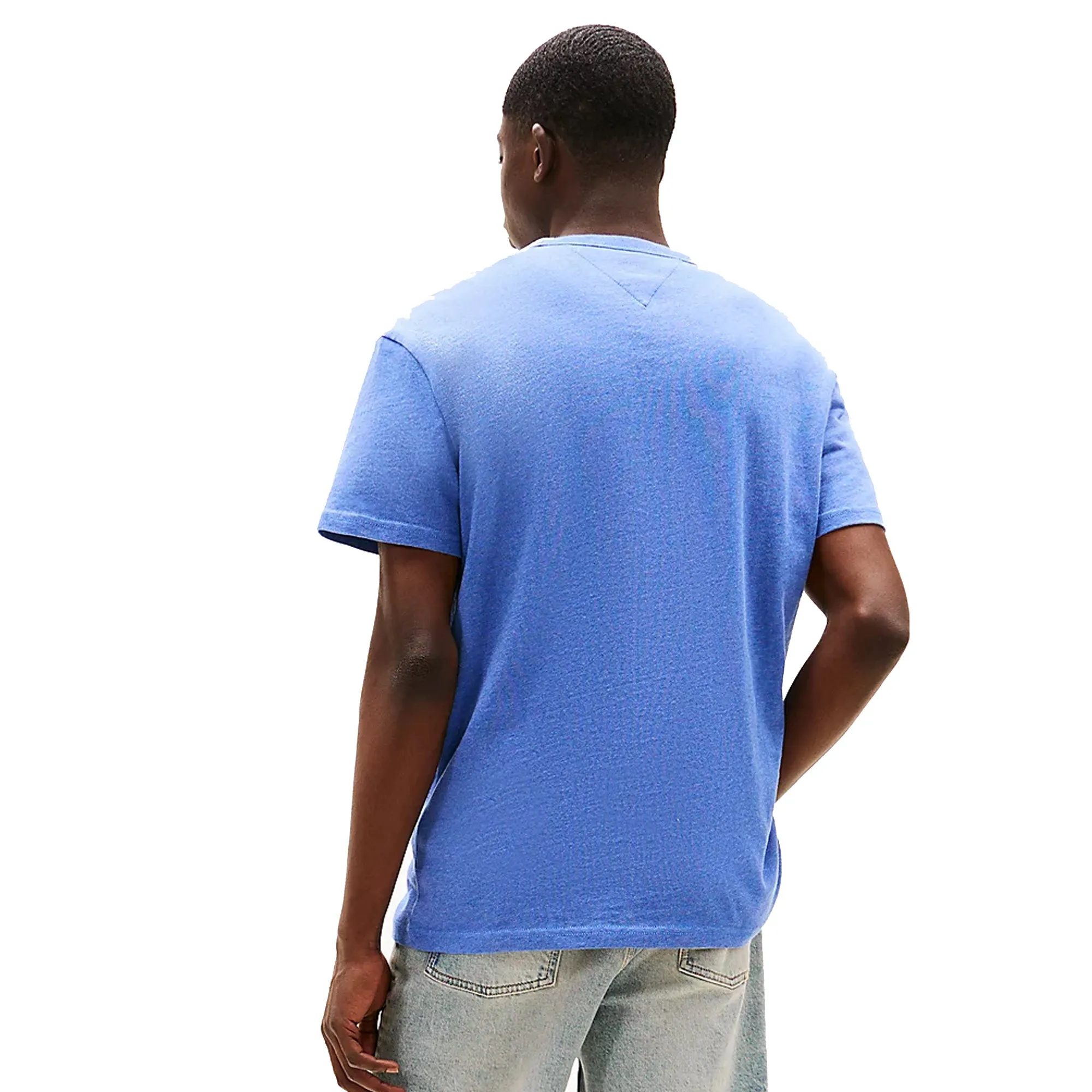 Tommy Jeans Reg Logo Badge T-Shirt Tempo Blue Melange