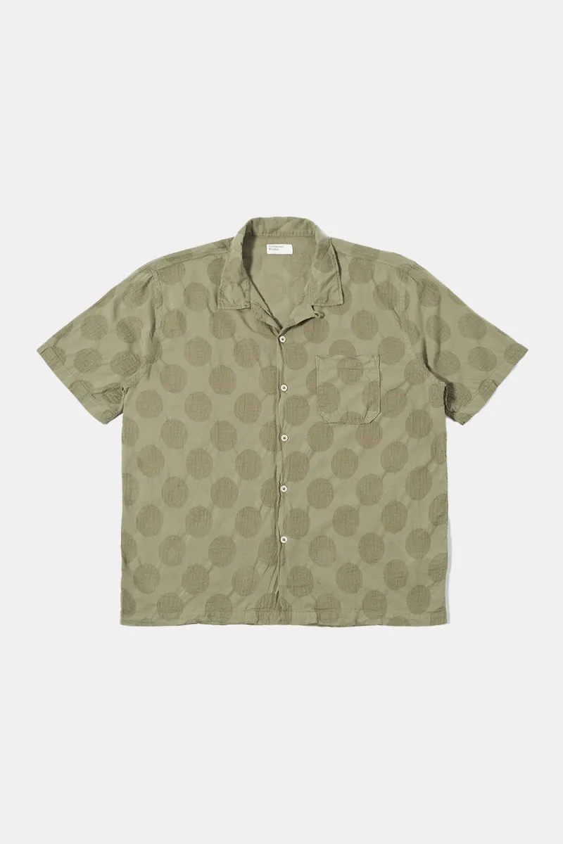 Universal Works Dot Cotton Road Shirt (Light Olive)