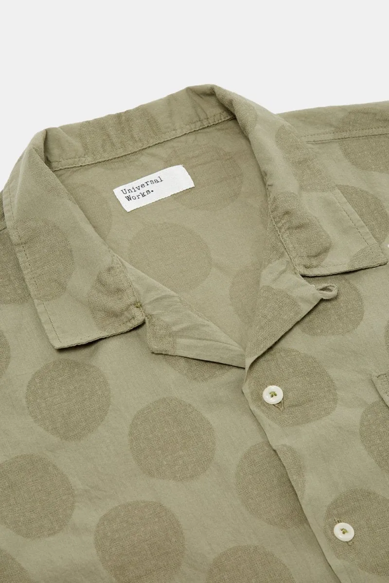 Universal Works Dot Cotton Road Shirt (Light Olive)