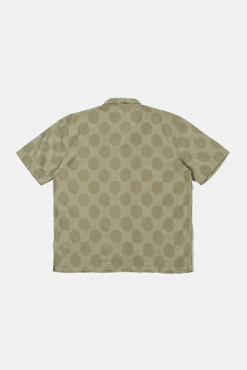 Universal Works Dot Cotton Road Shirt (Light Olive)