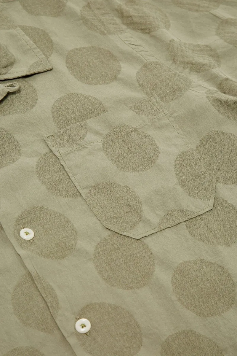 Universal Works Dot Cotton Road Shirt (Light Olive)